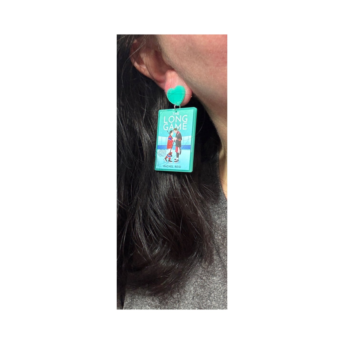 Long Game Book Drop Earrings