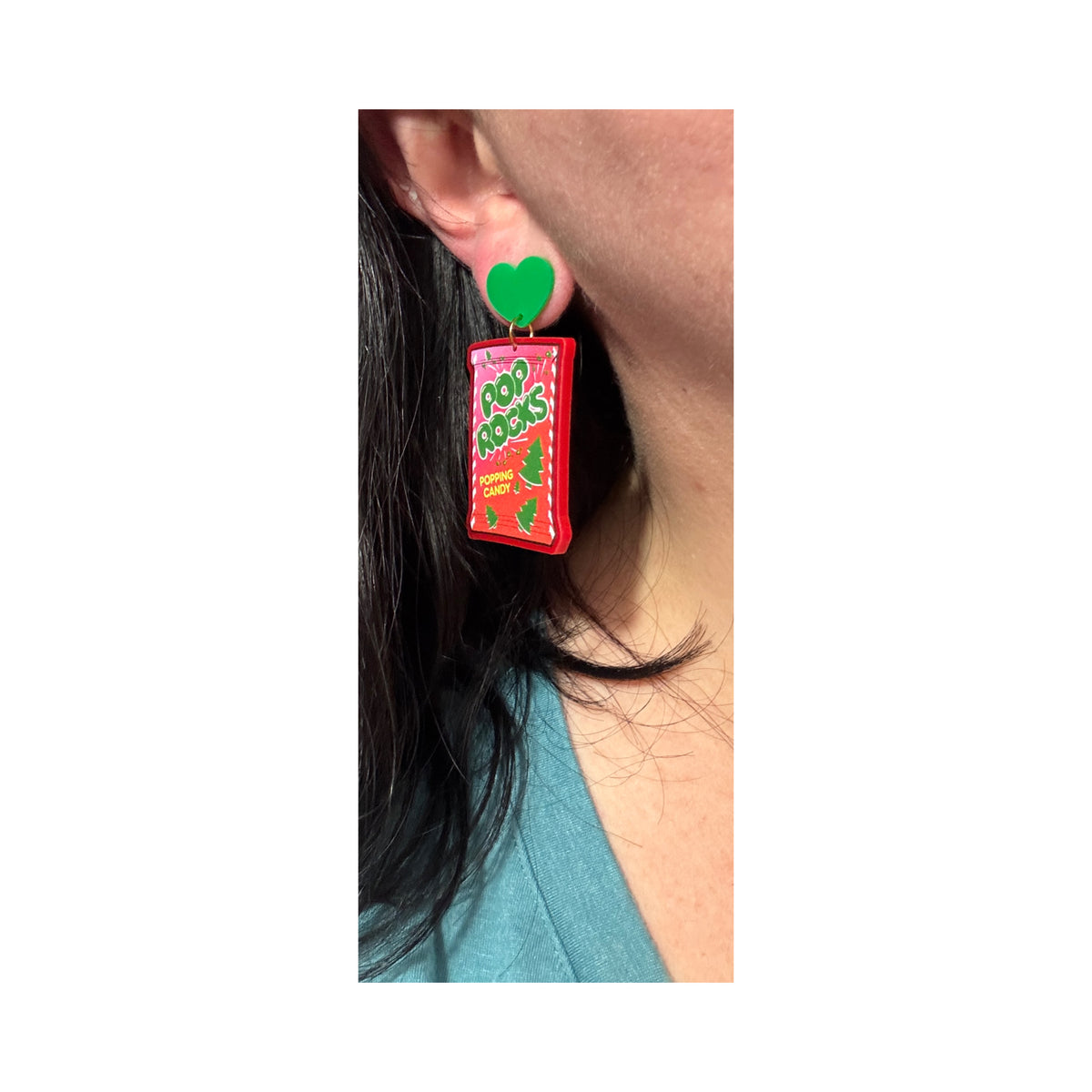 Christmas Pop Rocks Drop Earrings