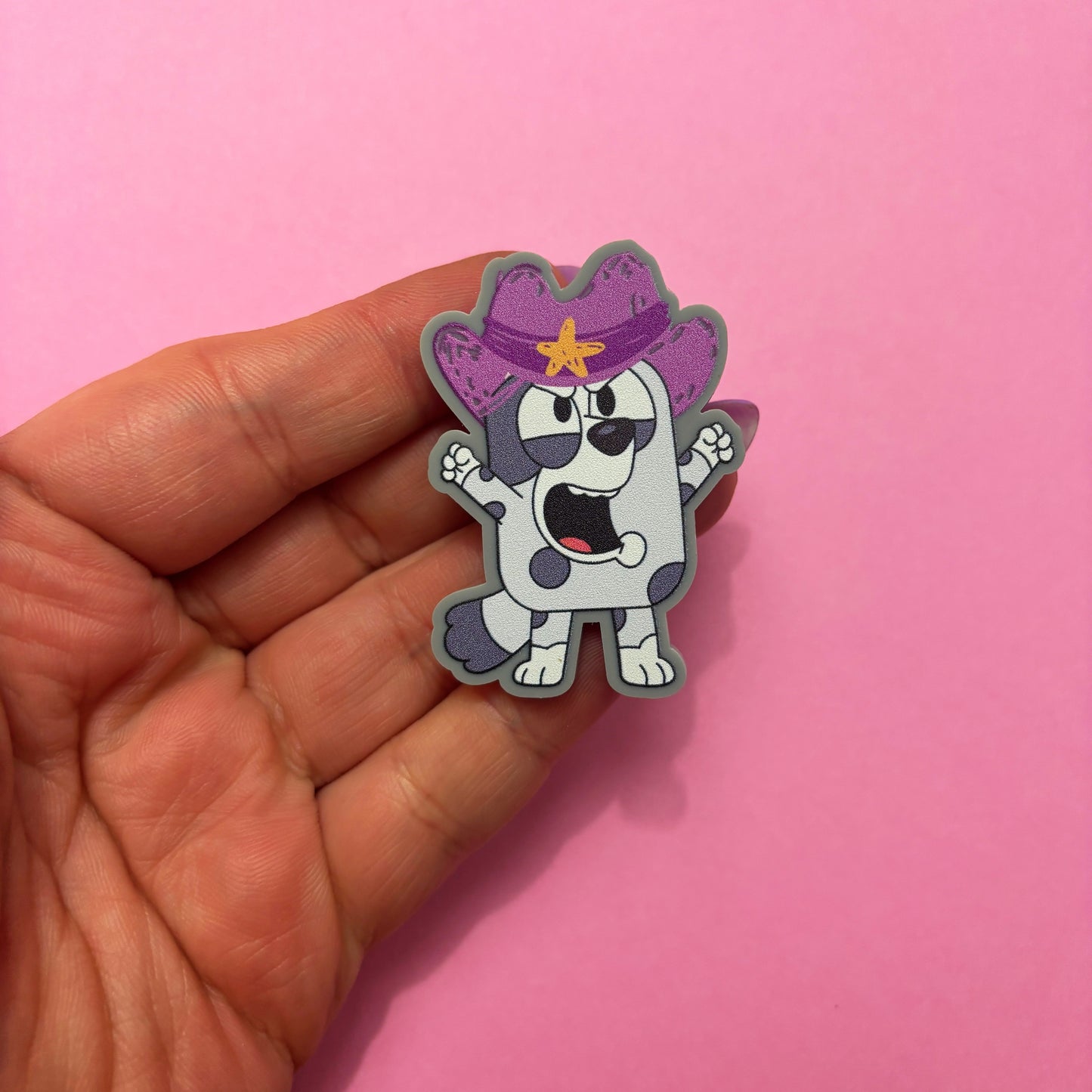 Cowgirl Pup Pin