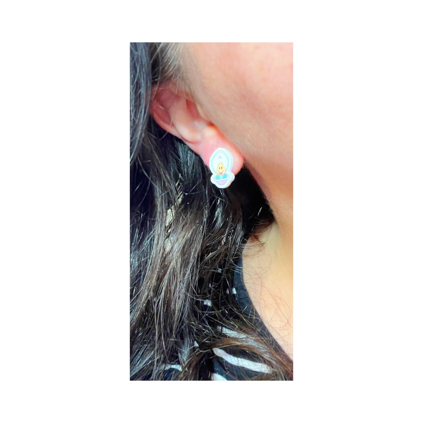 Curious Oyster Post Earrings