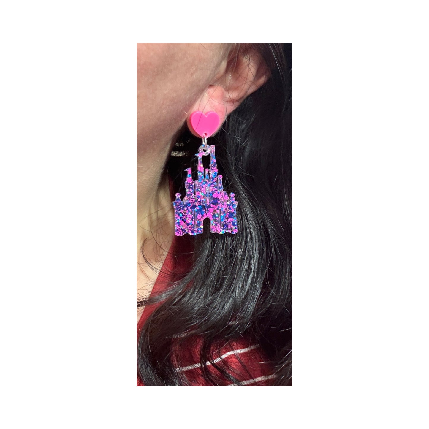 70th Castle Drop Earrings