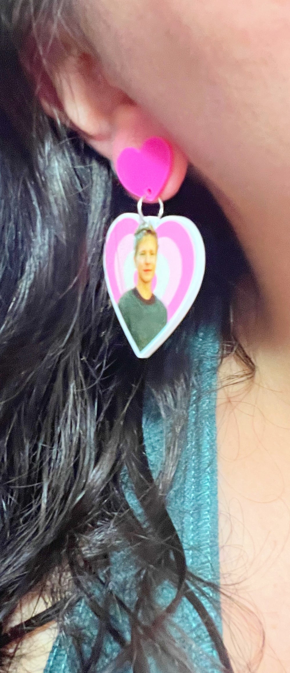 Logan Heart Drop Earrings