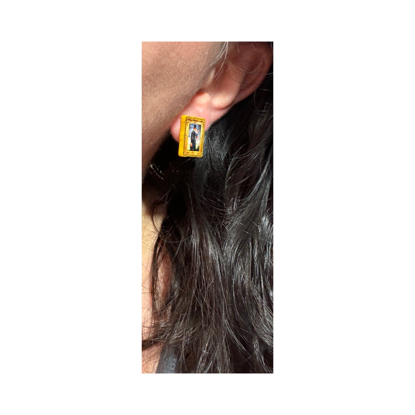 Dueling Ghosts Post Earrings