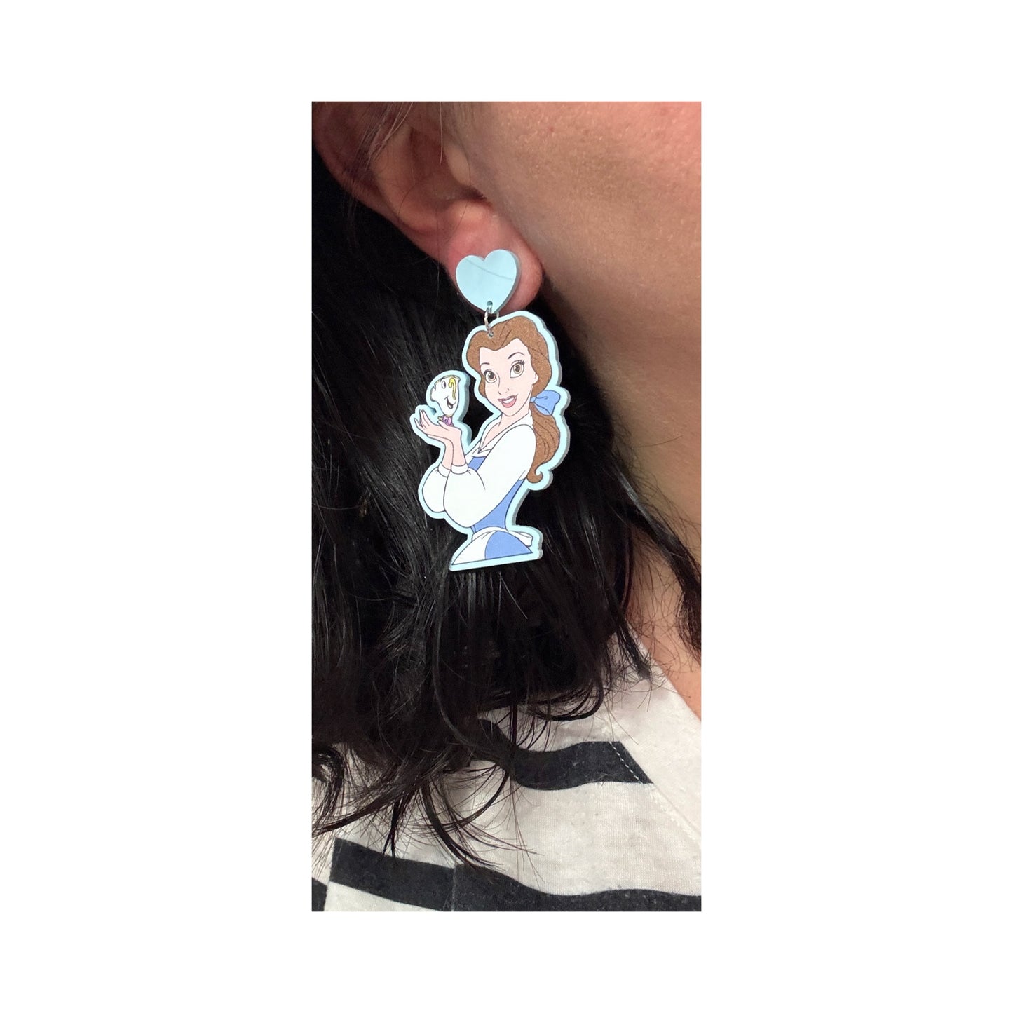 Belle & Chip Drop Earrings - X-LARGE