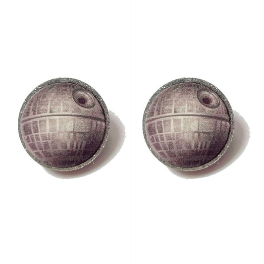 Death Star Post Earrings