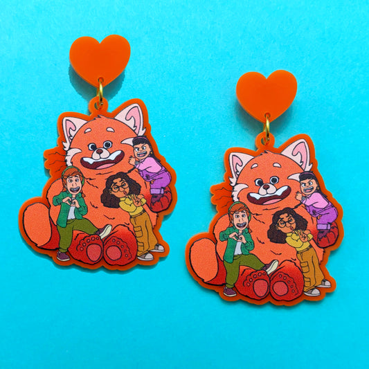 Panda Mei & Friends Drop Earrings