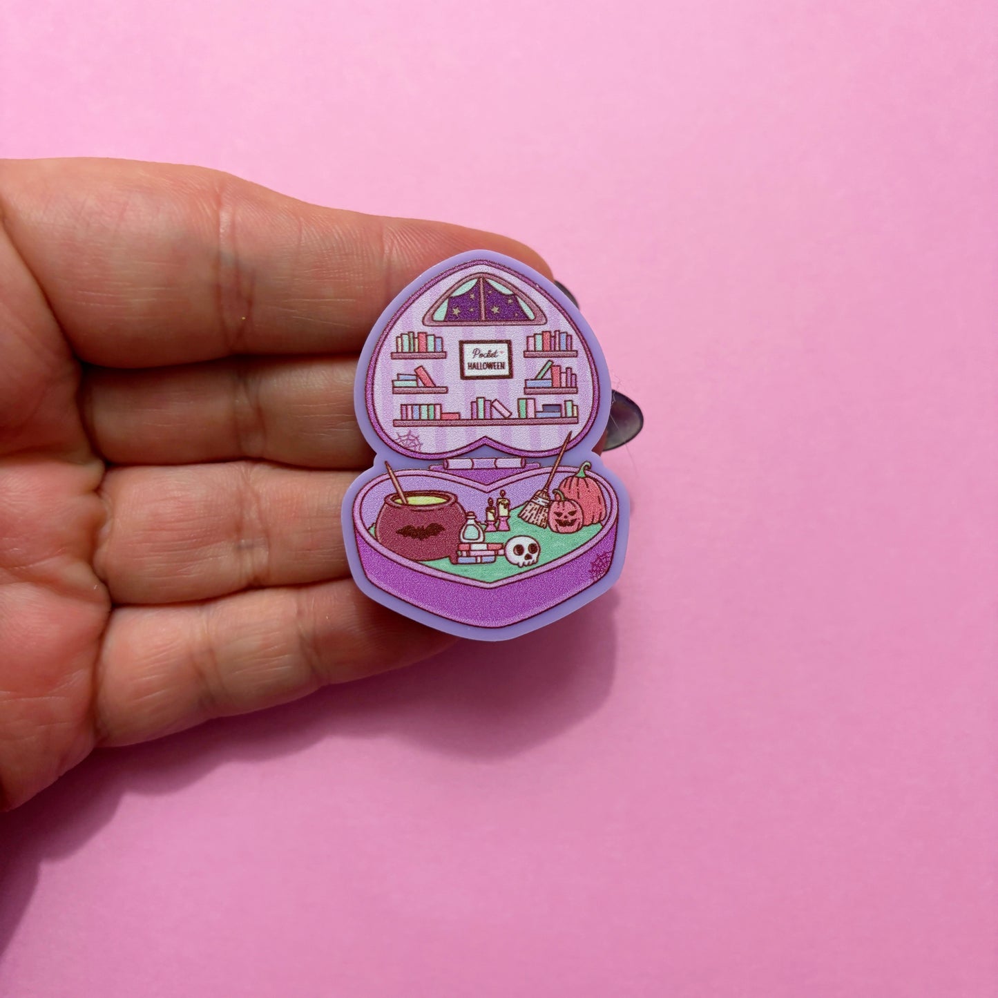 Spooky Pocket Doll Pin