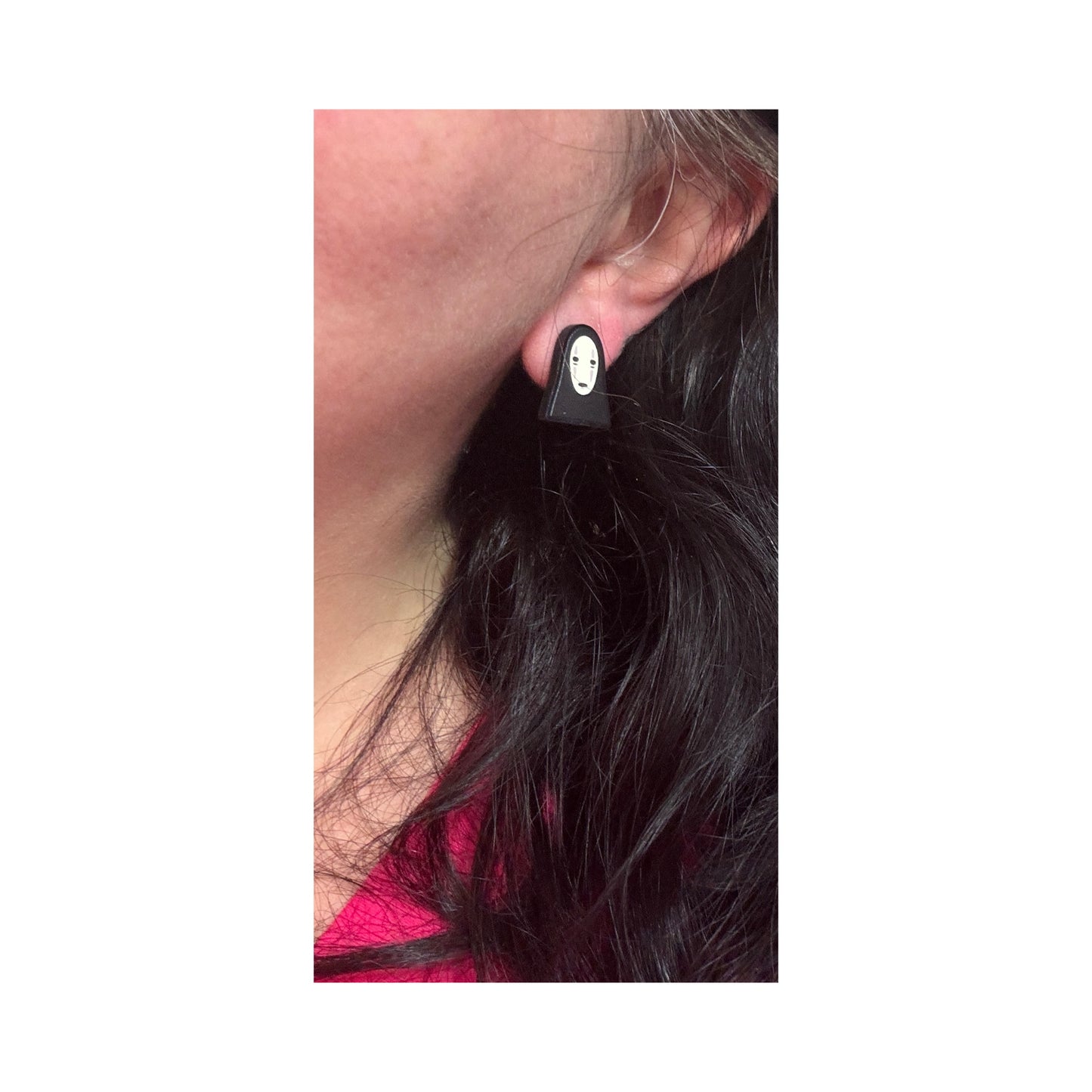 No Face Post Earrings
