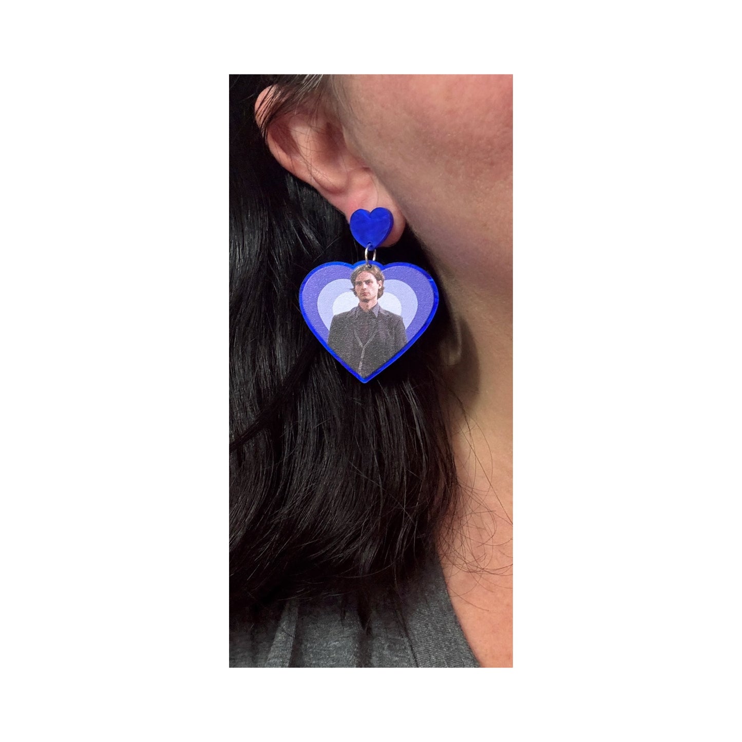 Spencer Reid Heart Drop Earrings