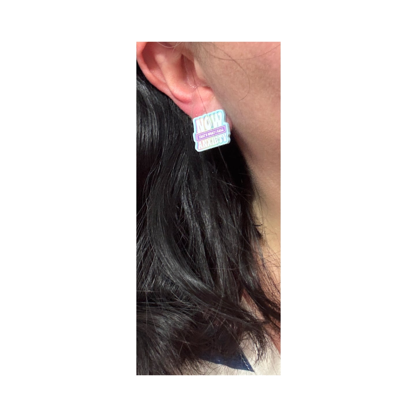 Now That’s What I Call Anxiety Post Earrings