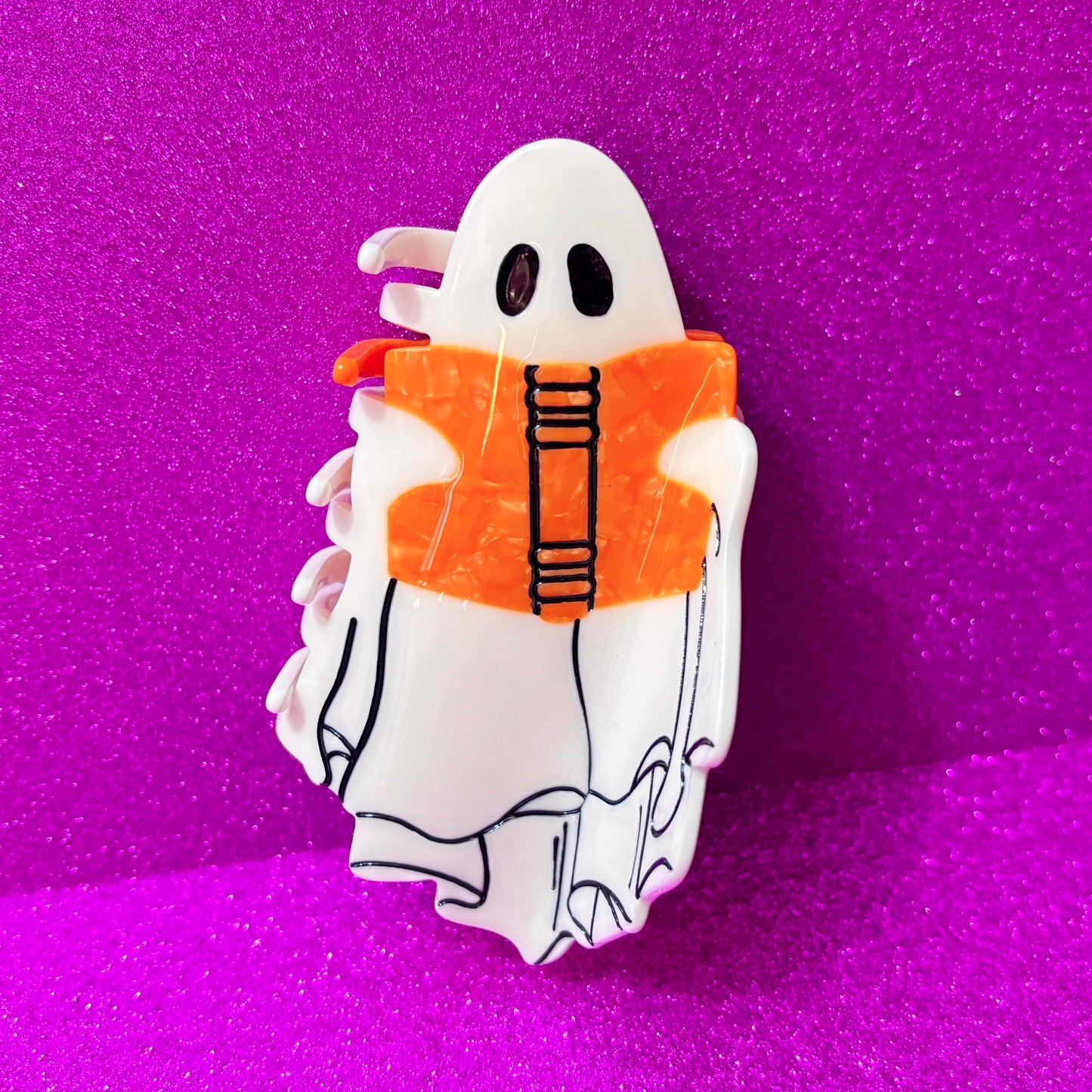 Bookish Ghost Claw Clip