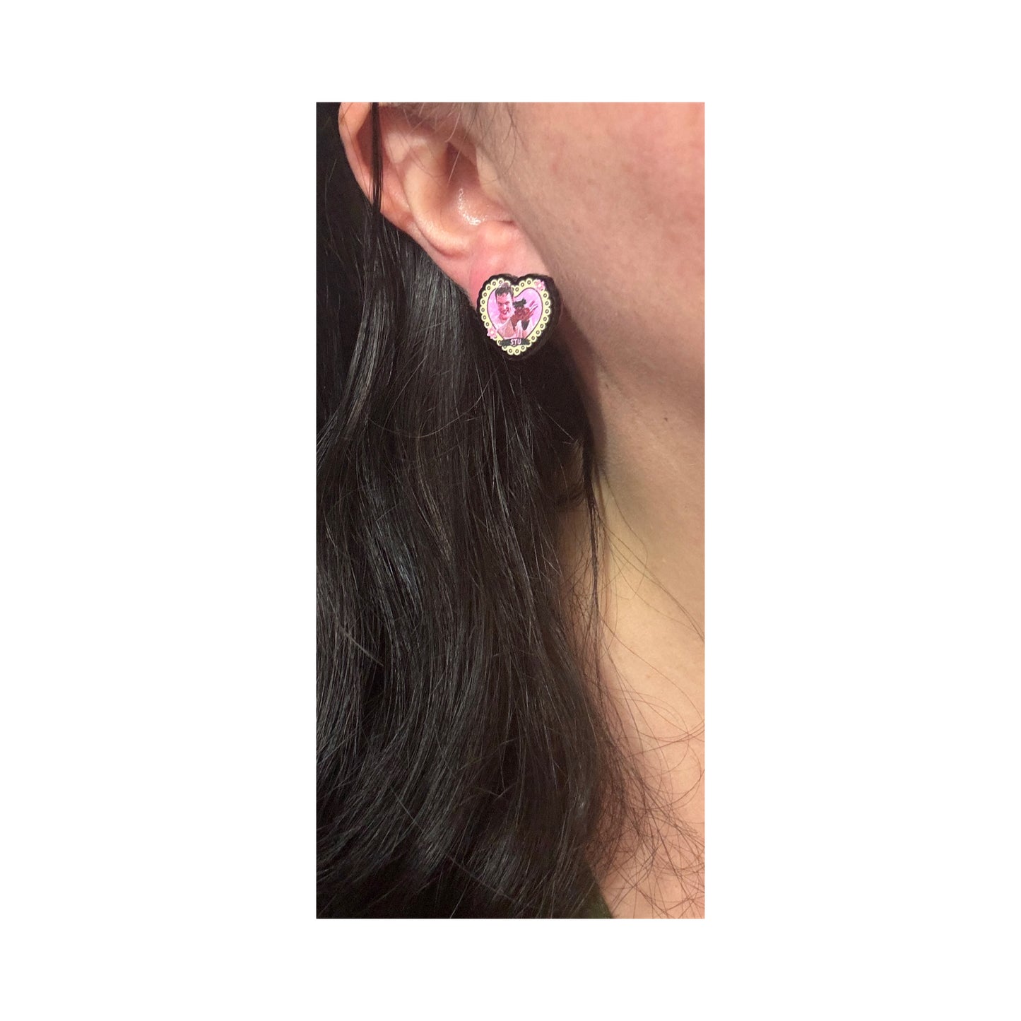 Billy & Stu Heart Post Earrings