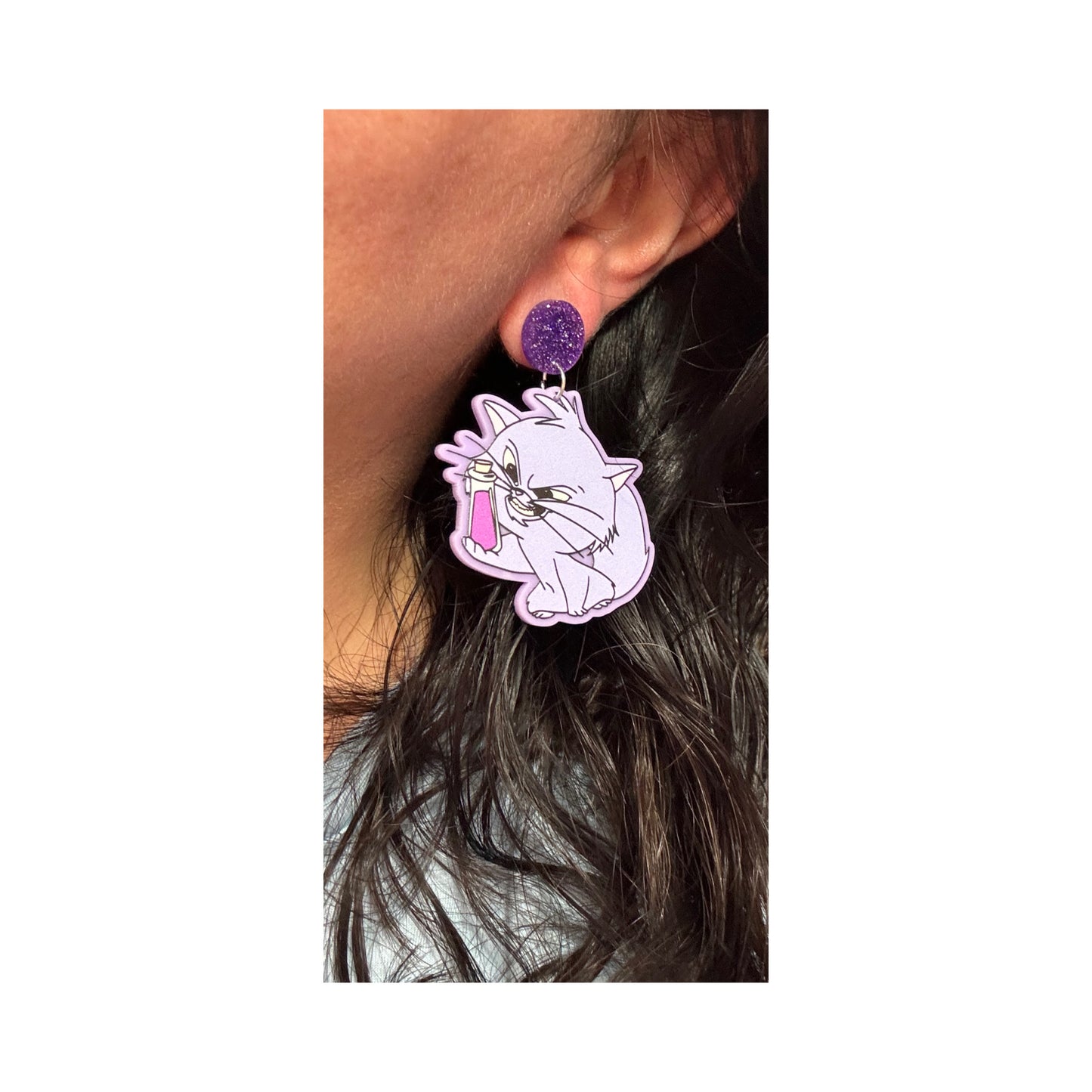 Villain Kitty Drop Earrings