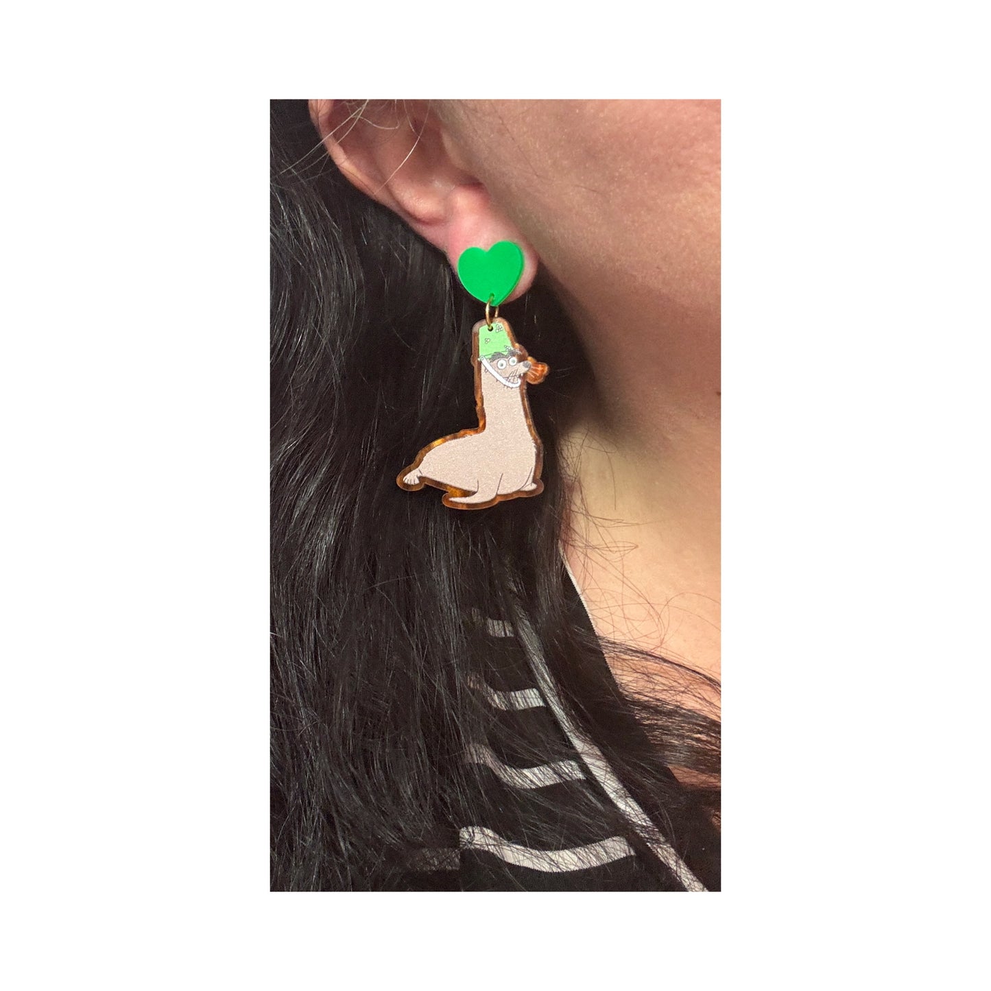 Gerald Acrylic Drop Earrings