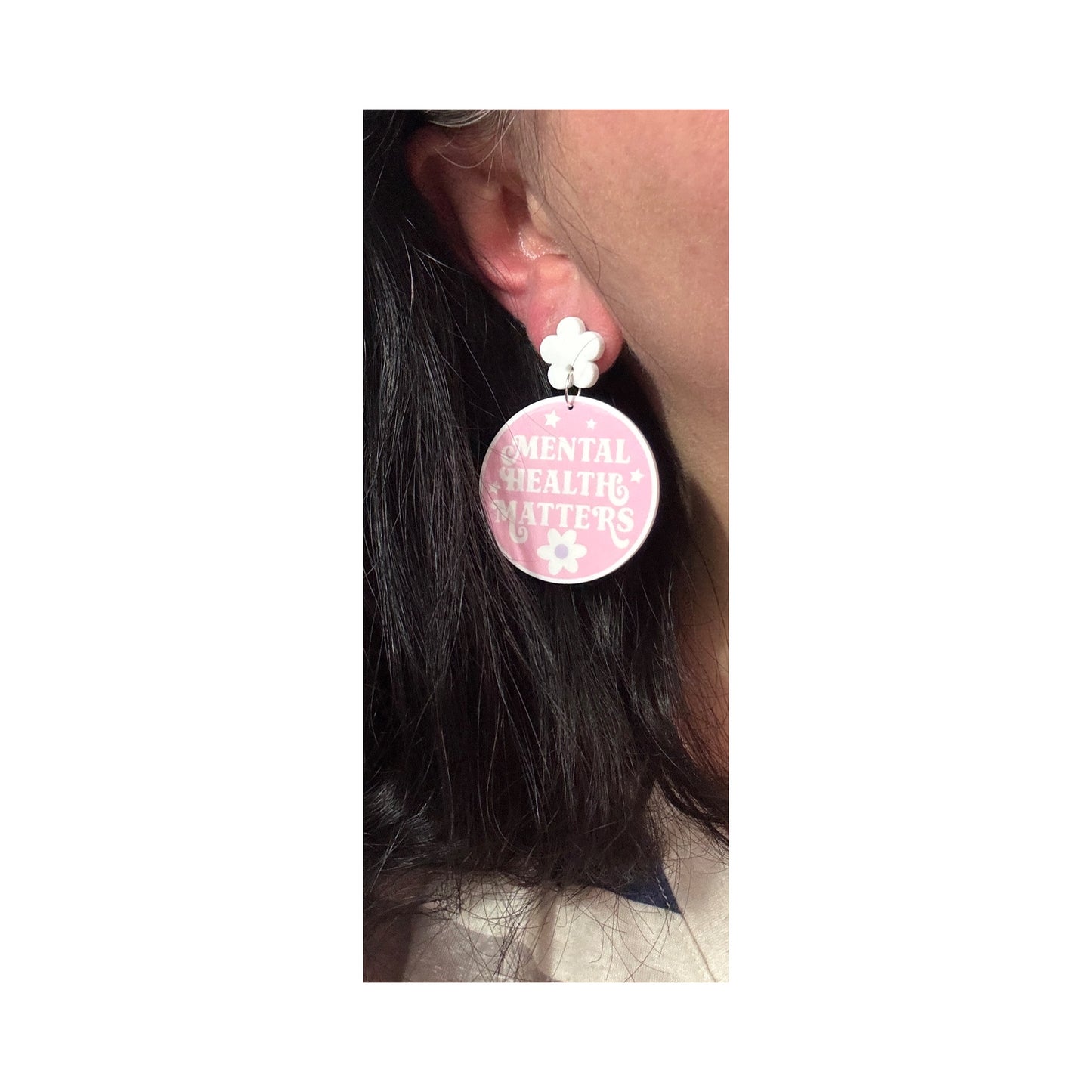 Mental Health Matters Drop Earrings