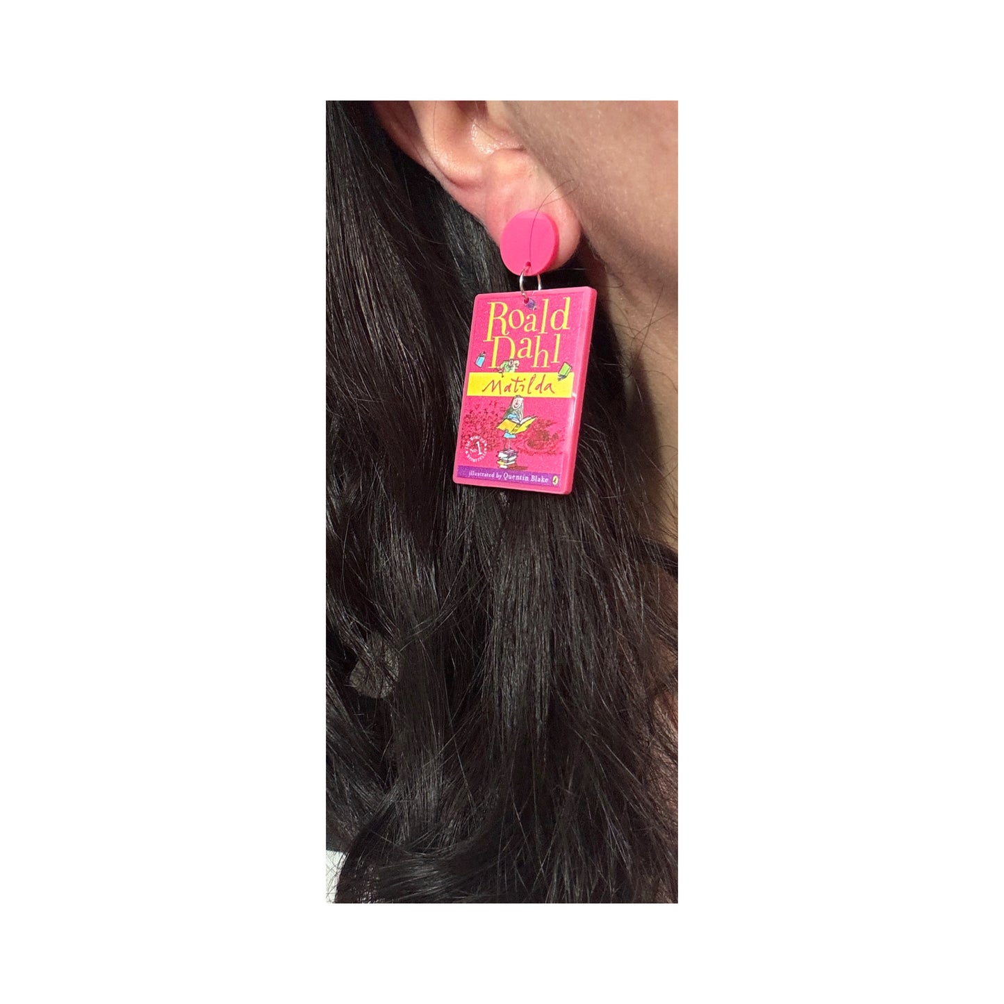 Matilda Book Drop Earrings