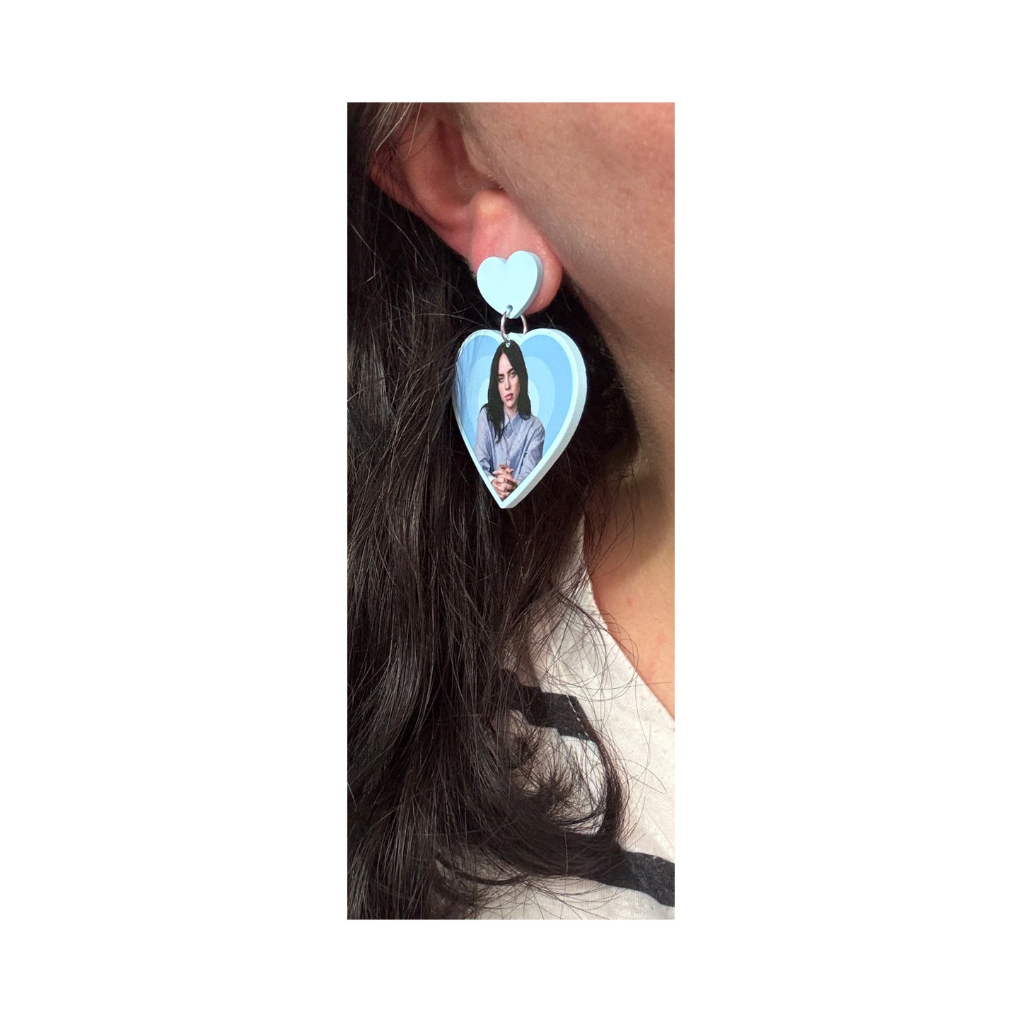 Billie Heart Drop Earrings
