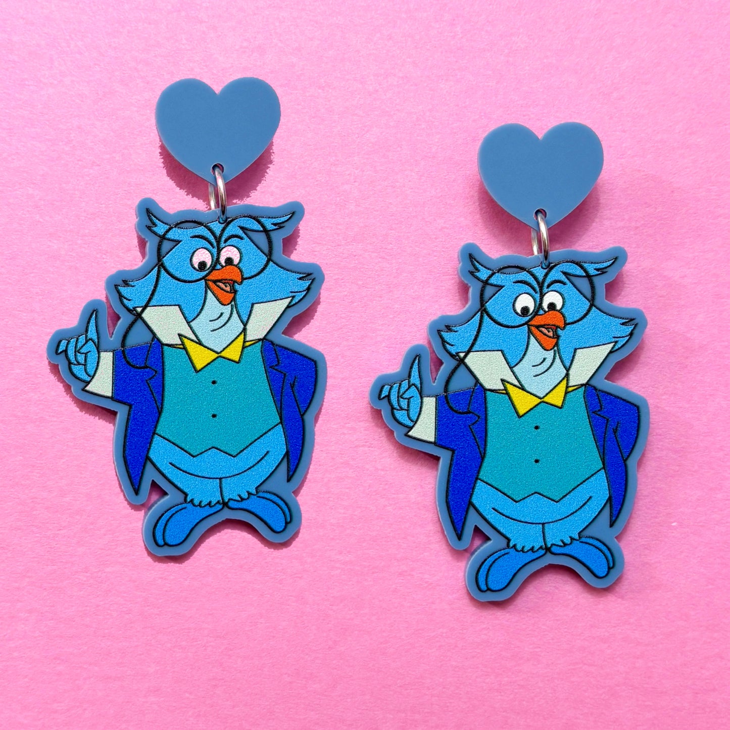 Owl Professor Drop Earrings