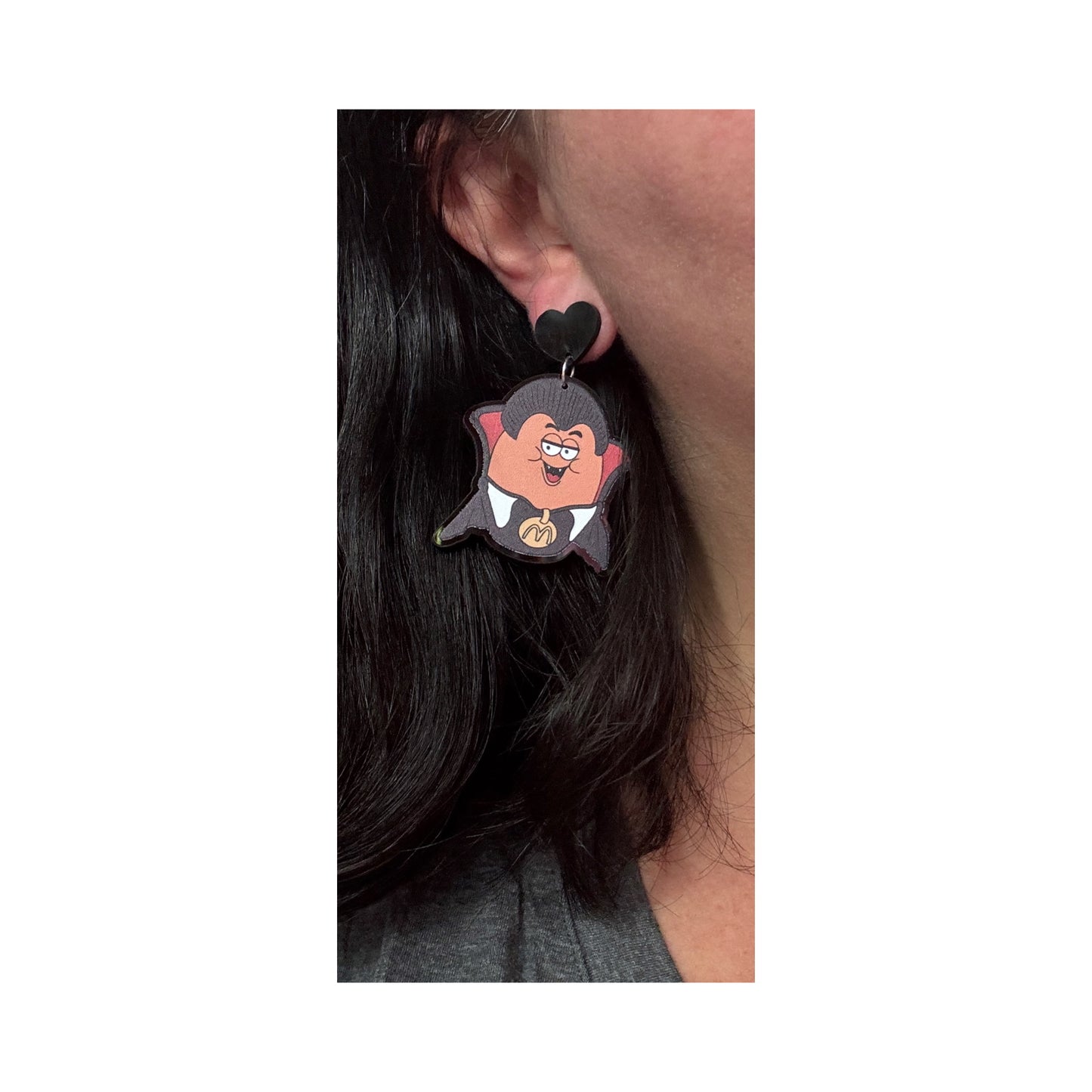 Vampire Nugget Drop Earrings