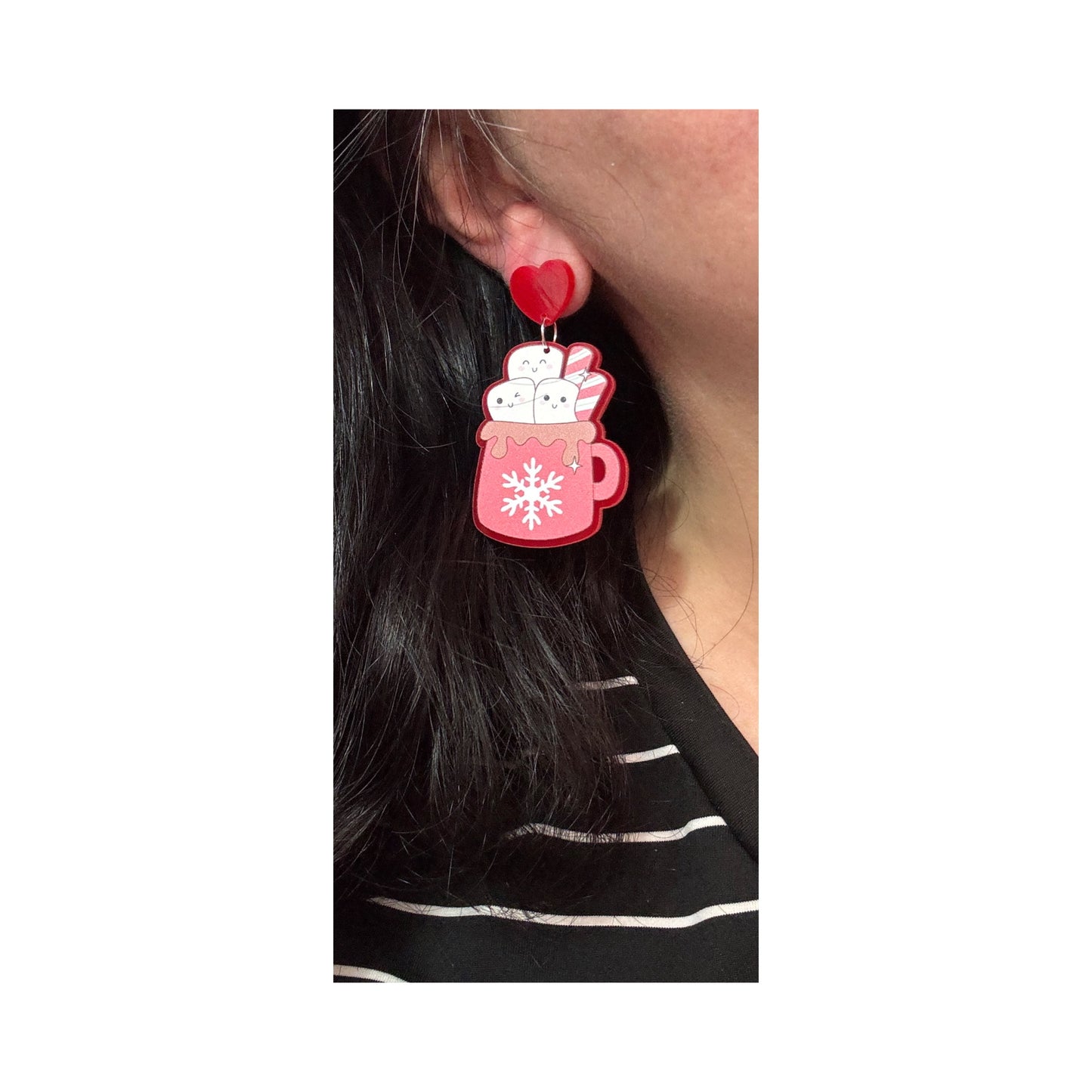 Hot Chocolate Drop Earrings