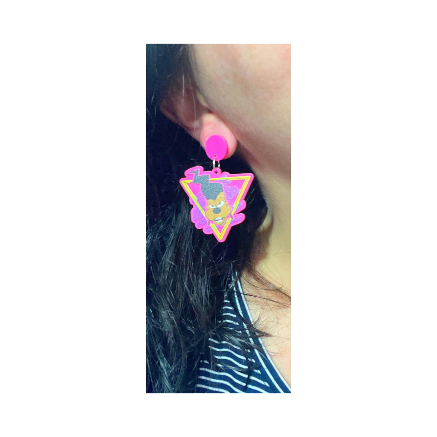 Powerline Pink Tour Drop Earrings