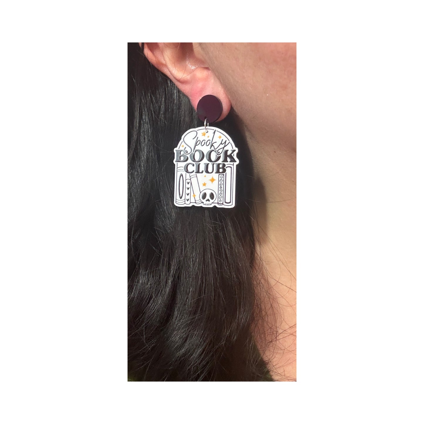 Spooky Book Club Drop Earrings