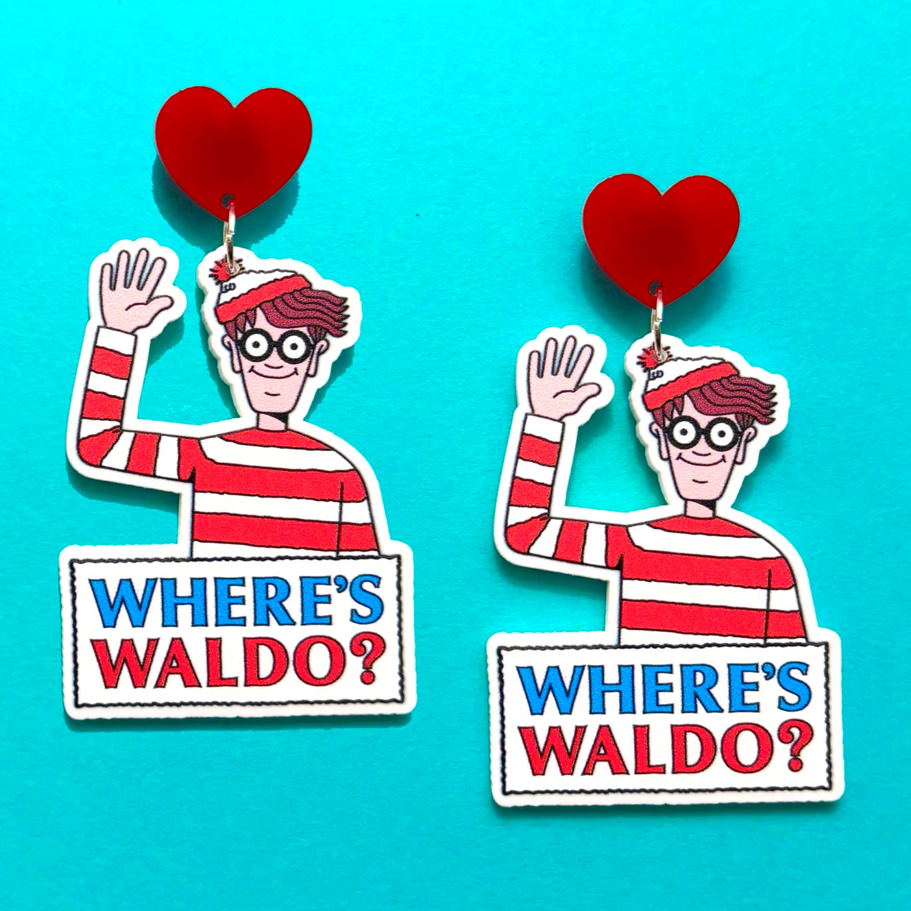 Where’s Wally? Drop Earrings