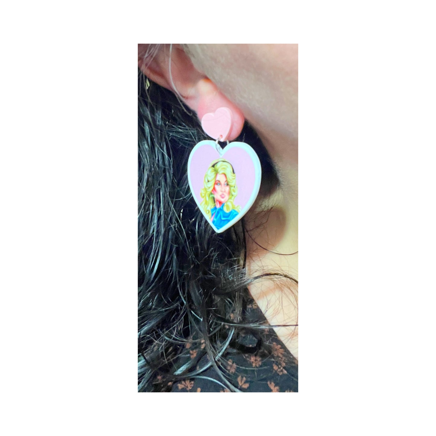 Dolly Heart Drop Earrings