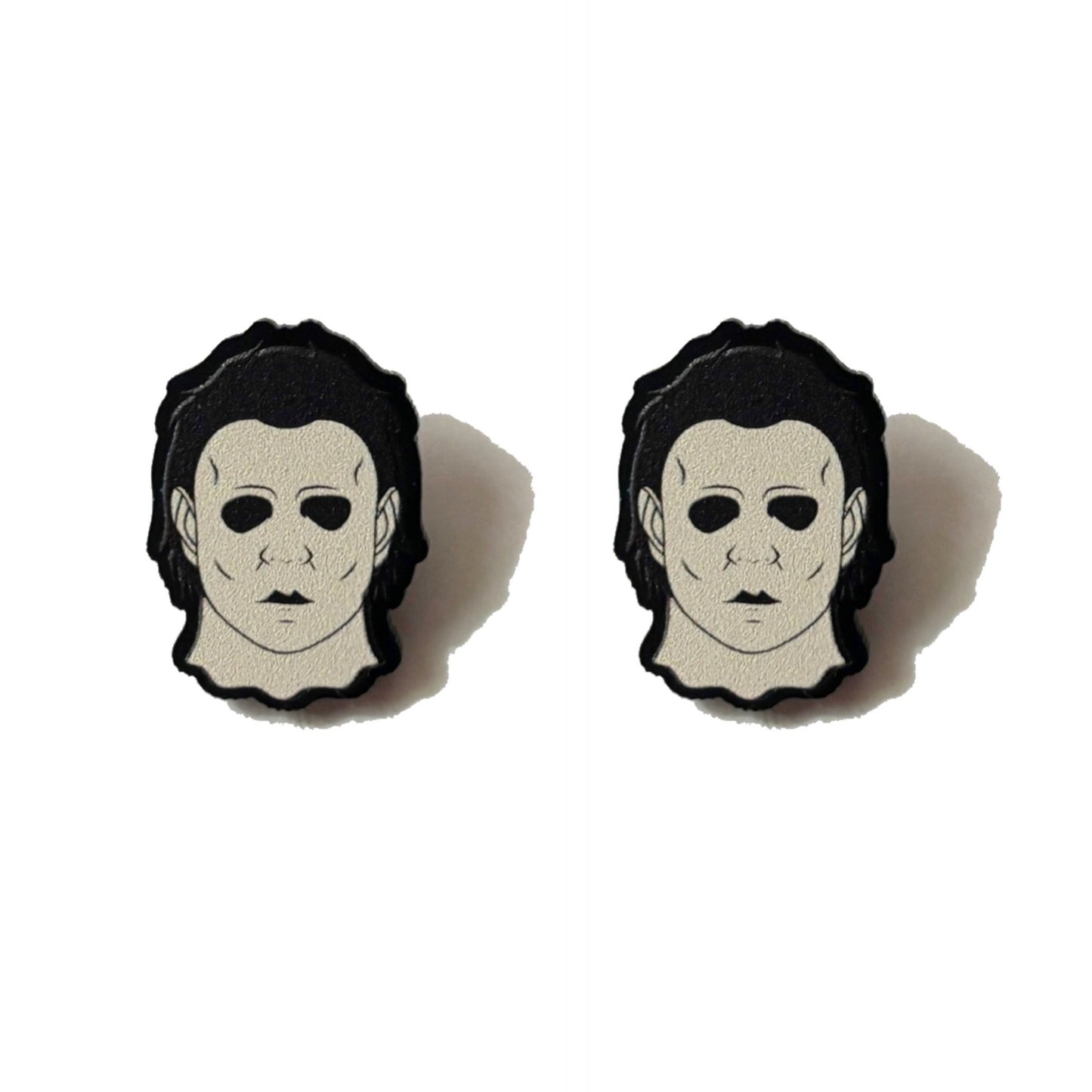 Michael Acrylic Post Earrings
