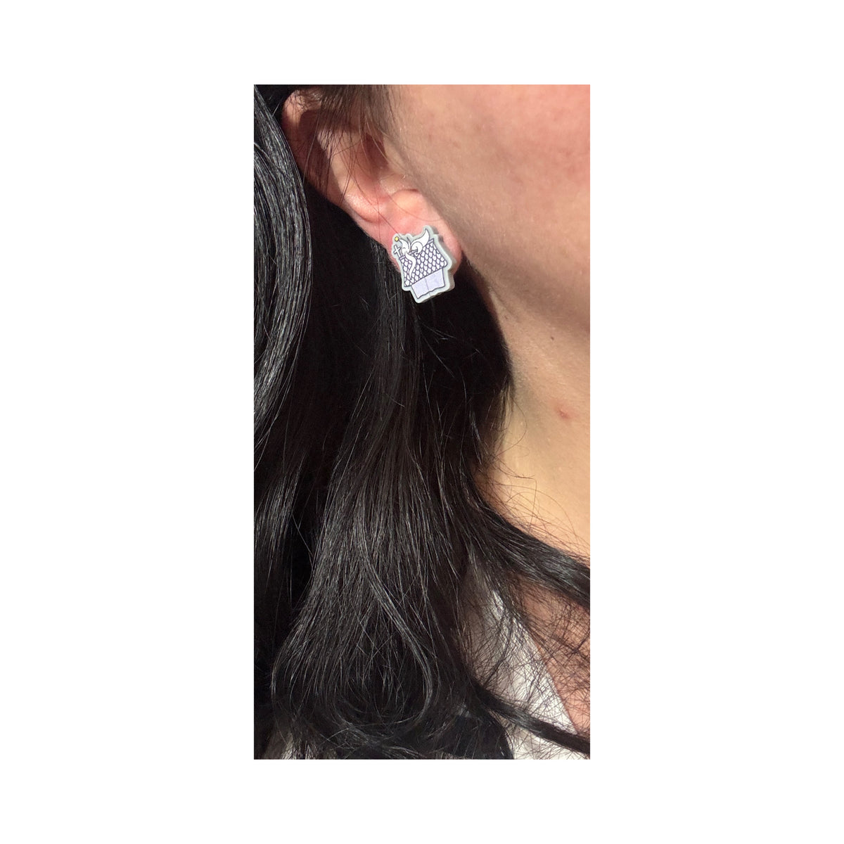 Zero Beagle House Post Earrings