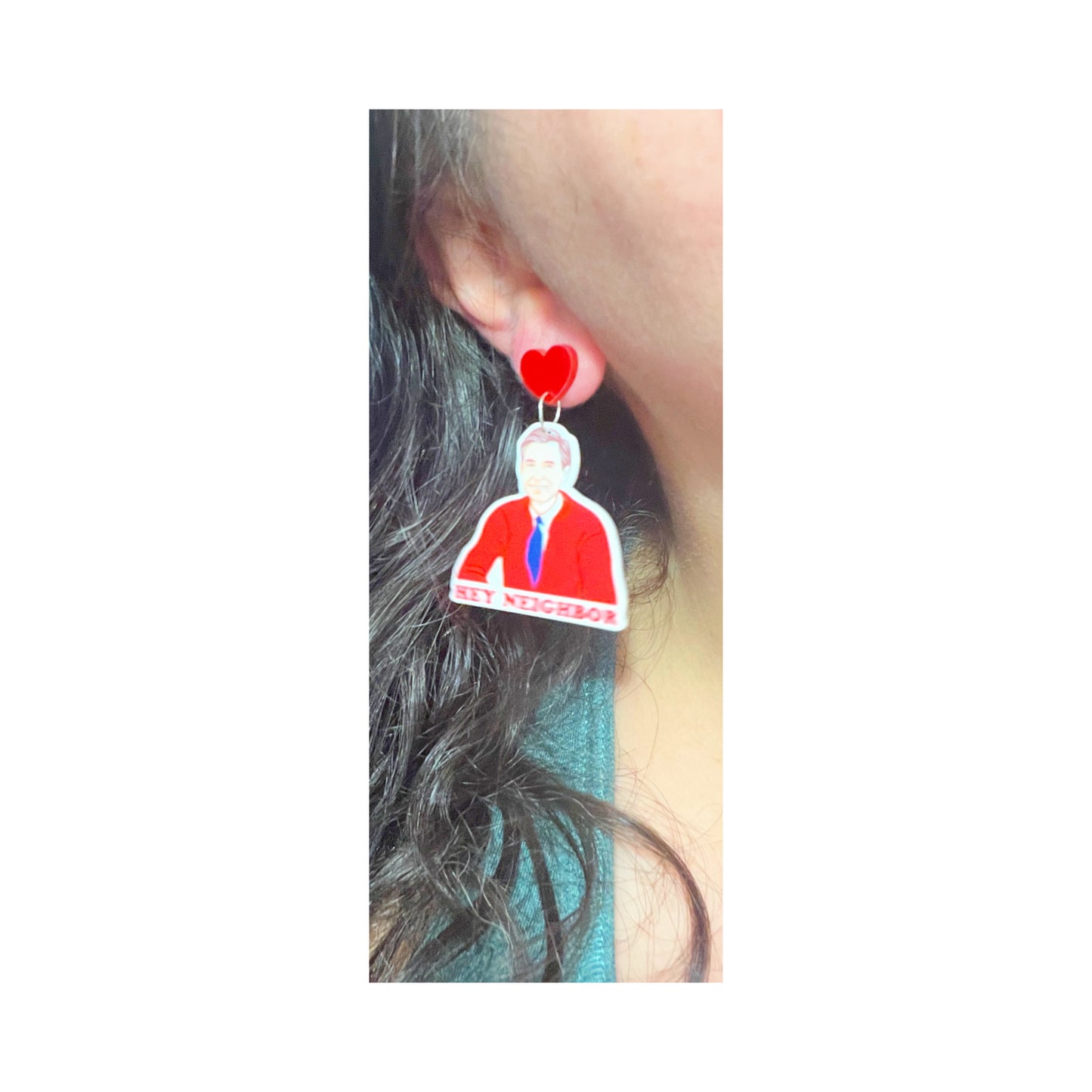 Mr. Rogers Drop Earrings
