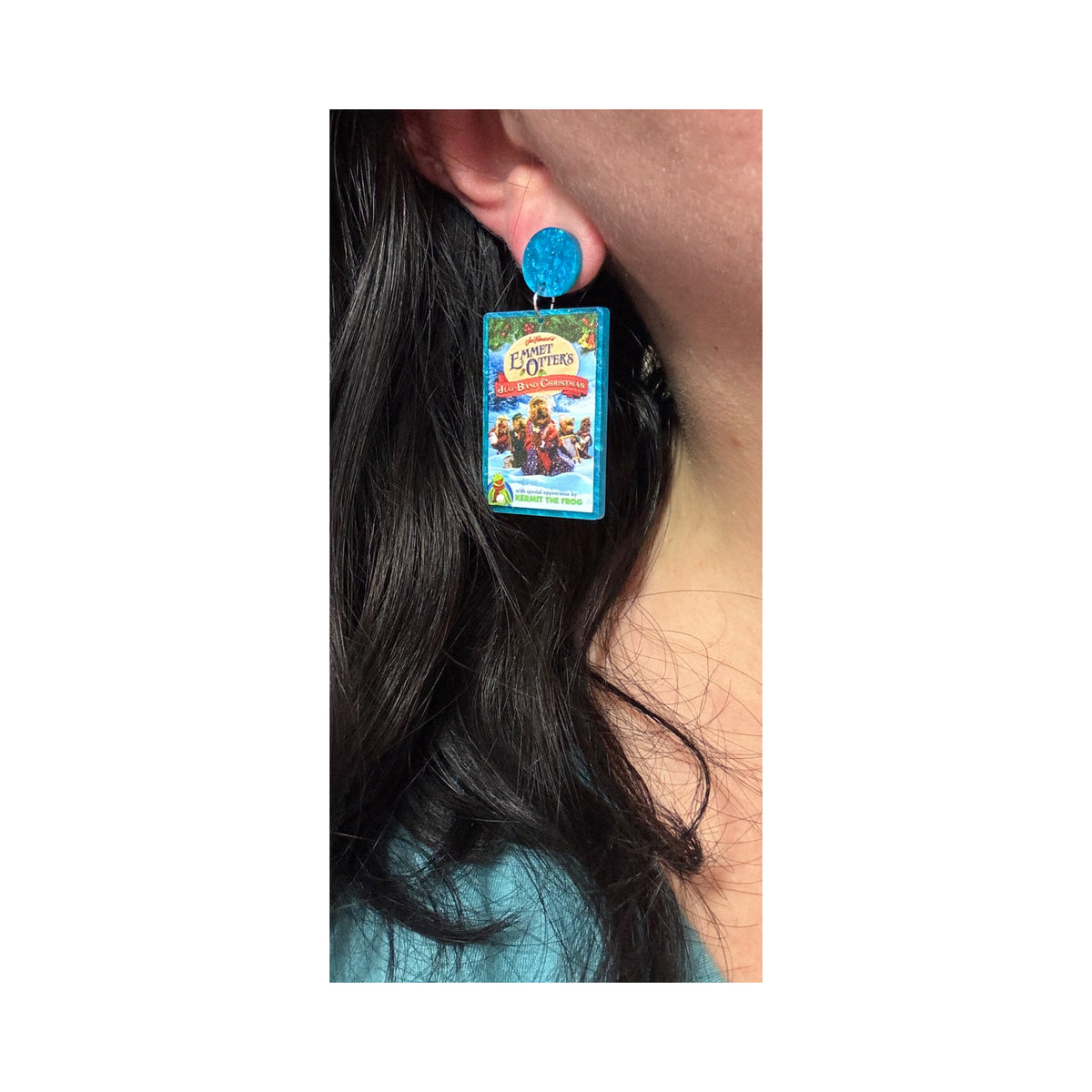 Jug Band Christmas Drop Earrings