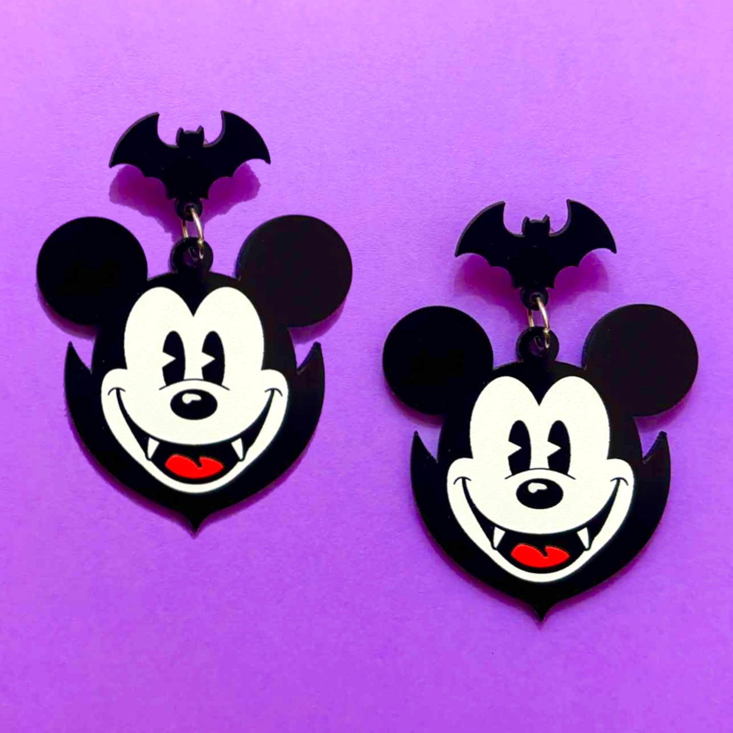 Mouse Vampire Drop Earrings