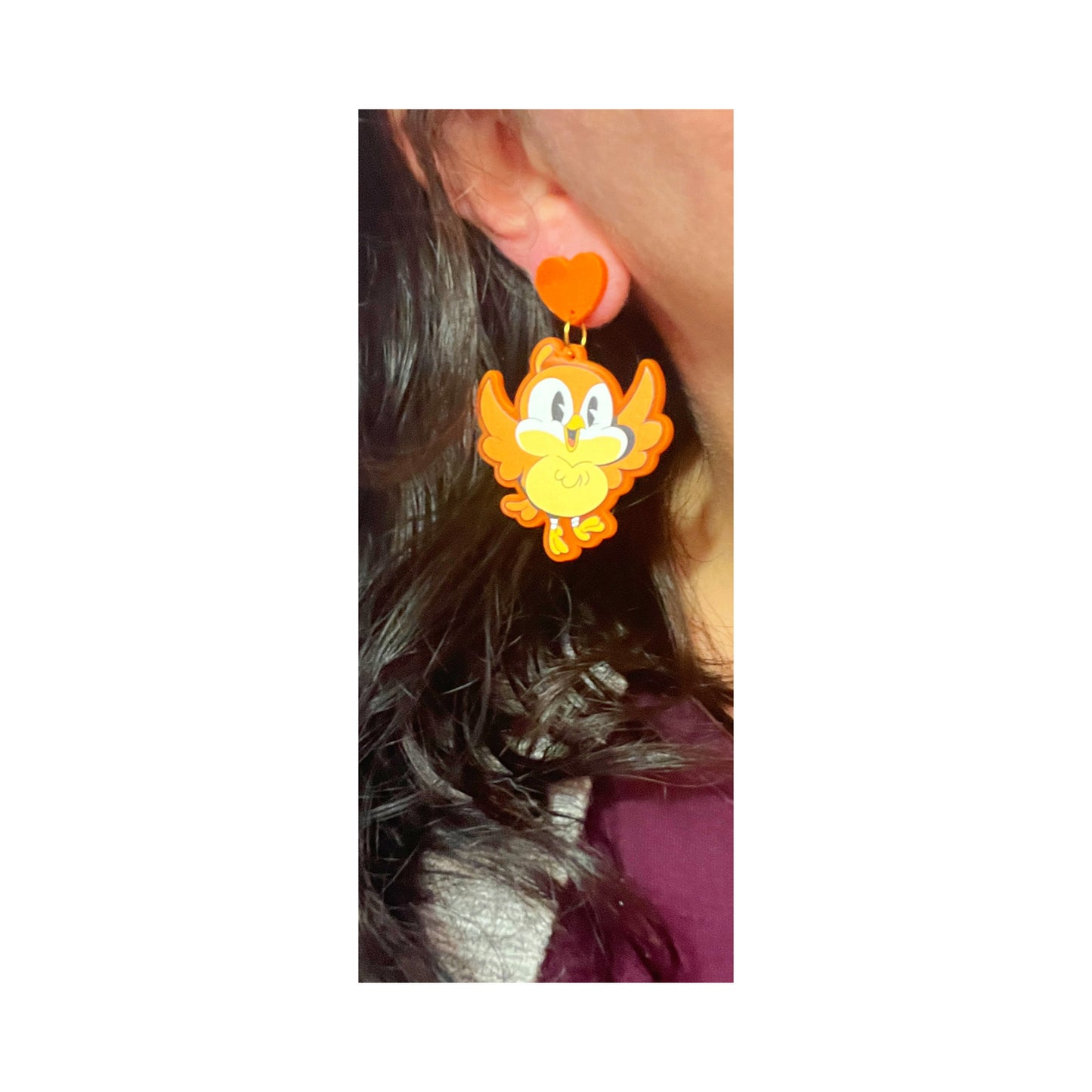 Chuuby Bird Drop Earrings