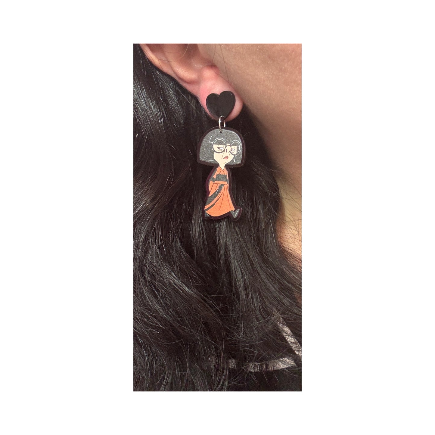 Edna Acrylic Drop Earrings