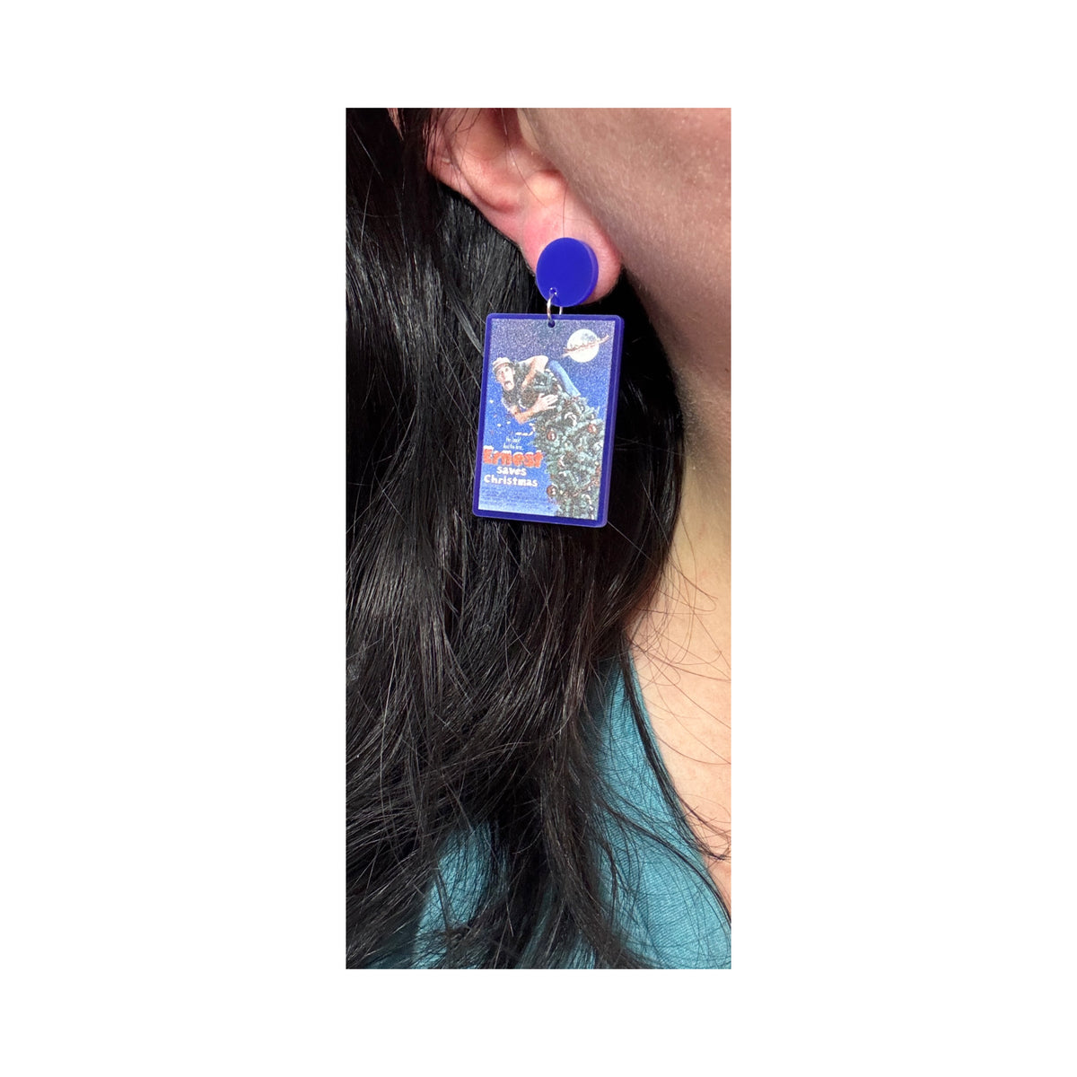 Ernest Christmas Movje Drop Earrings