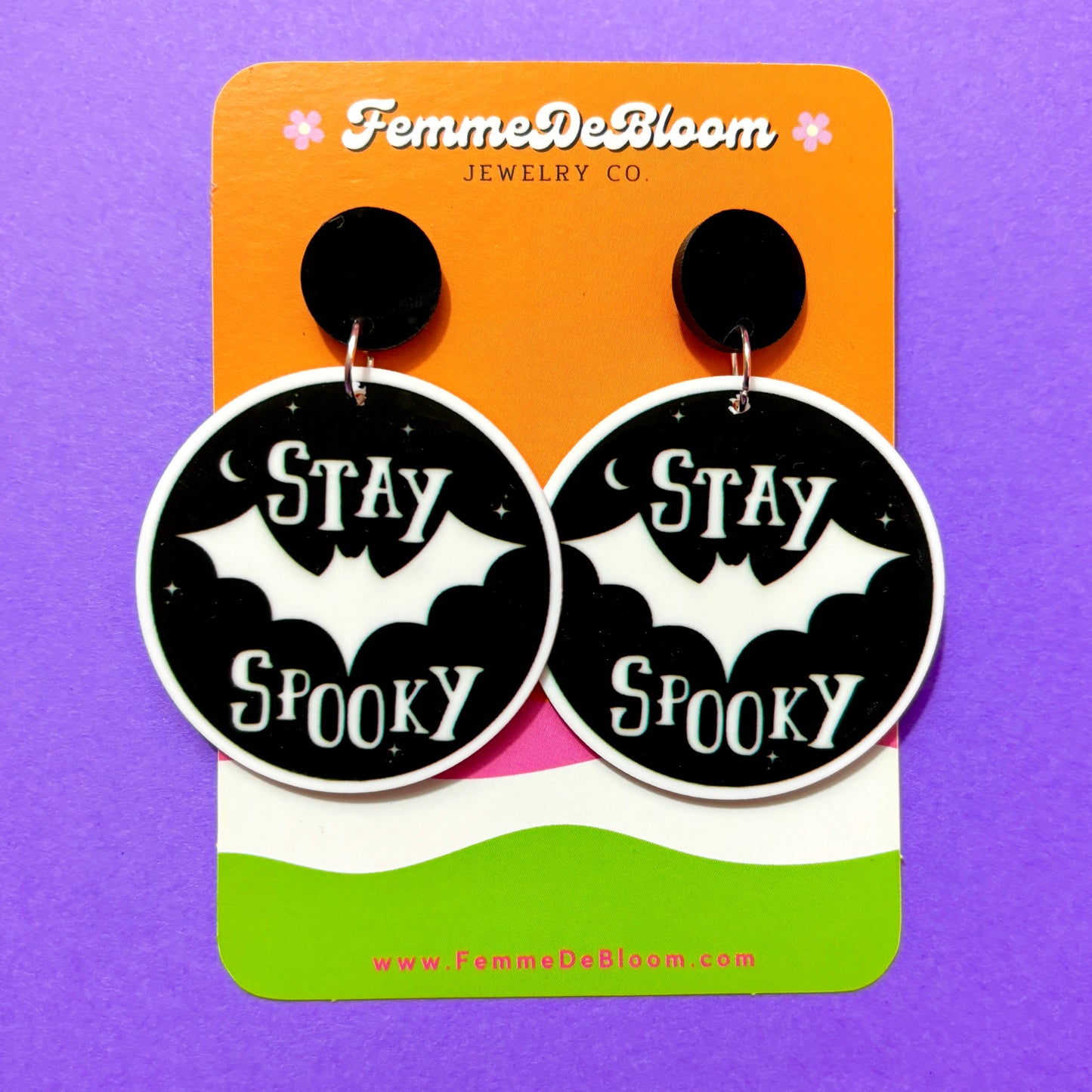 FREE GIFT - Stay Spooky Drop Earrings