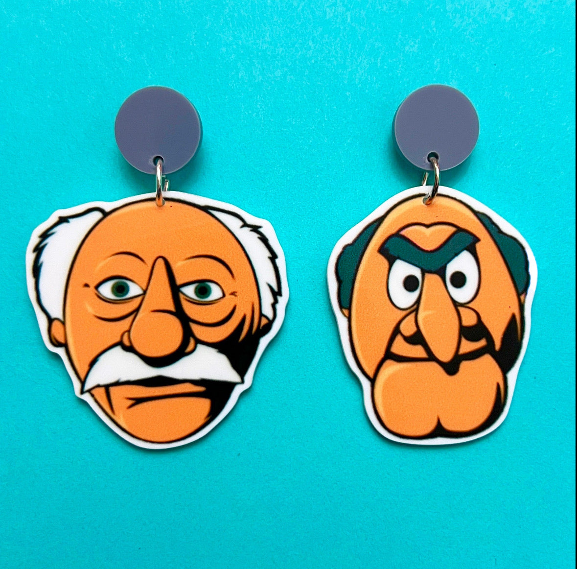 Statler & Waldorf Drop Earrings