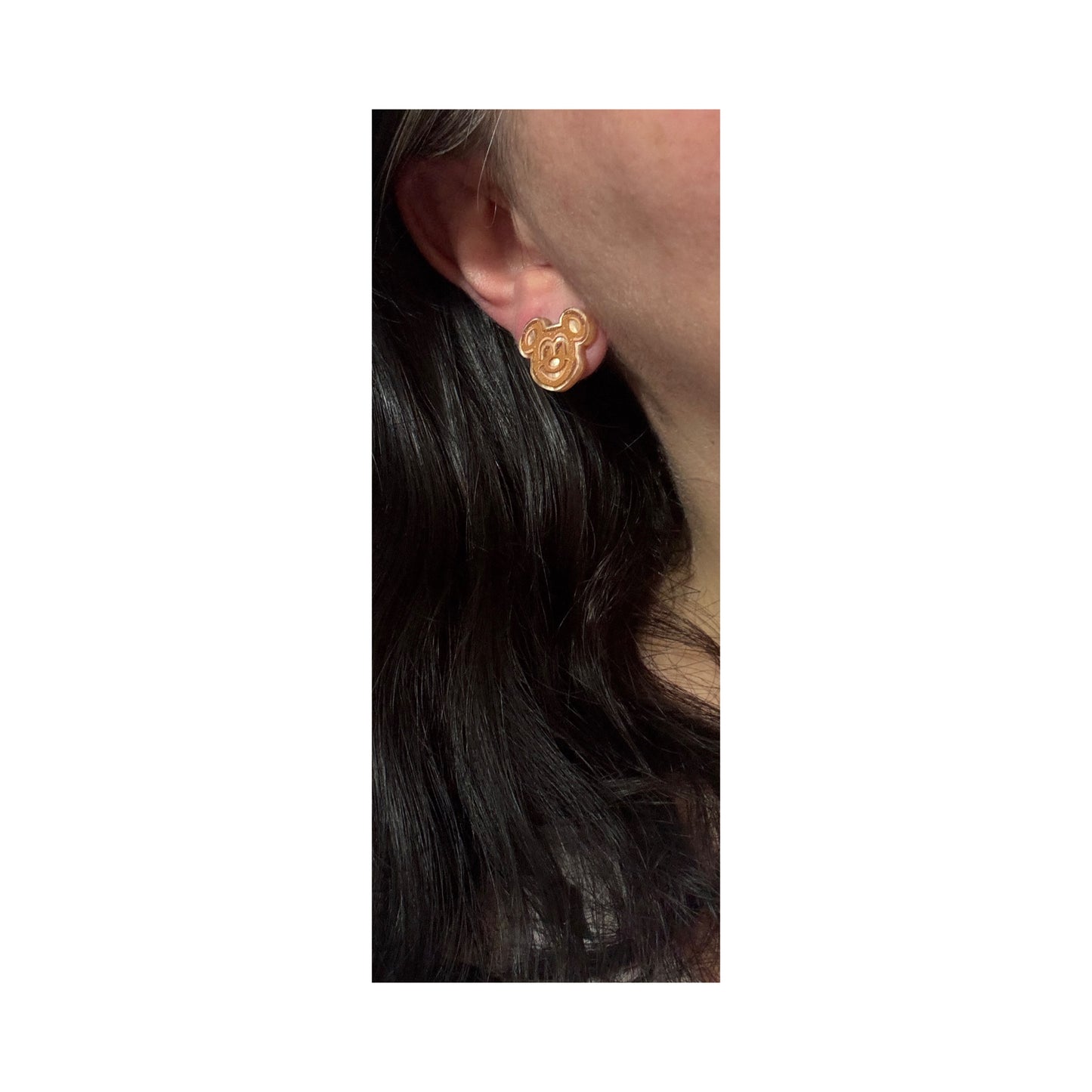 Mouse Pretzel Post Earrings