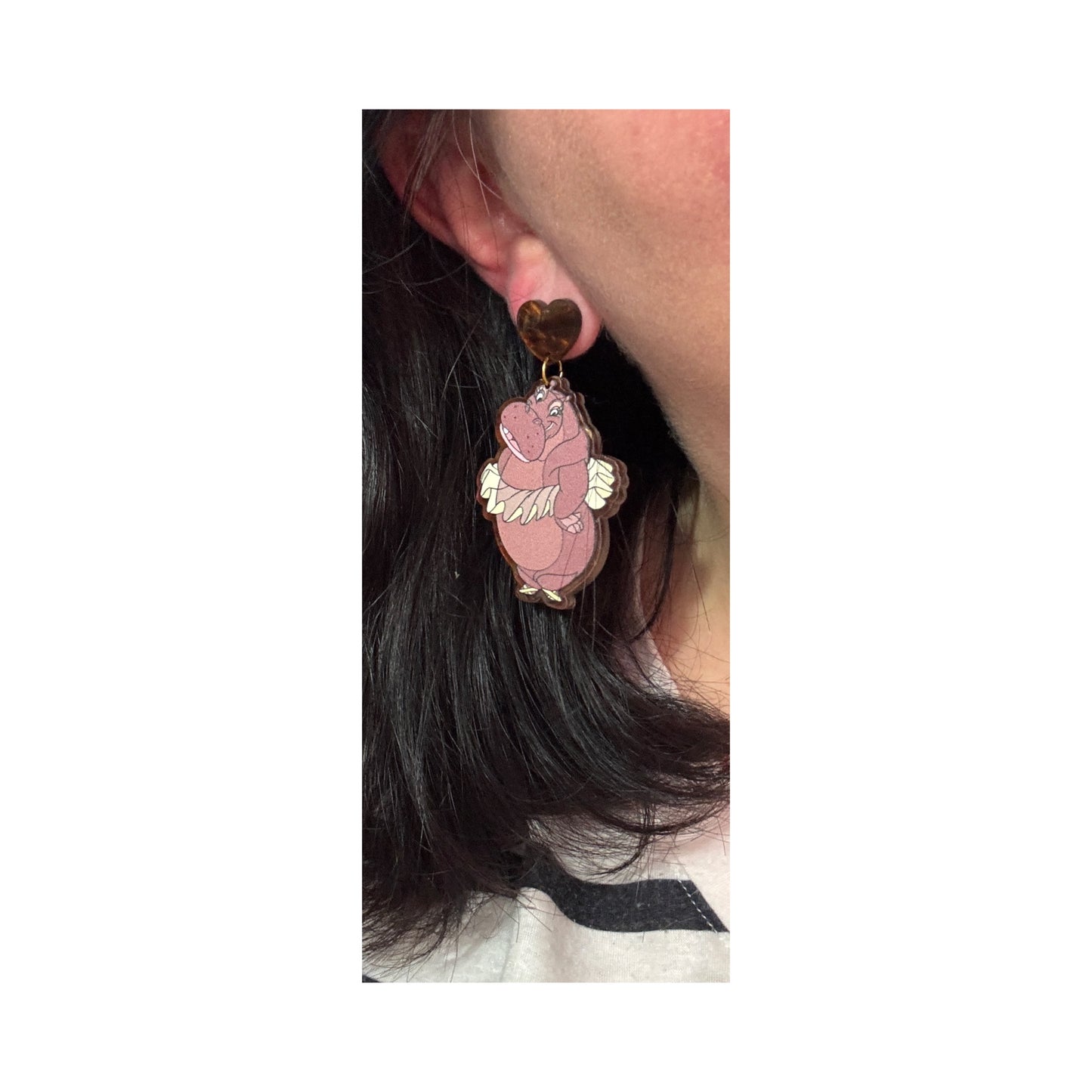 Gator & Hippo Drop Earrings