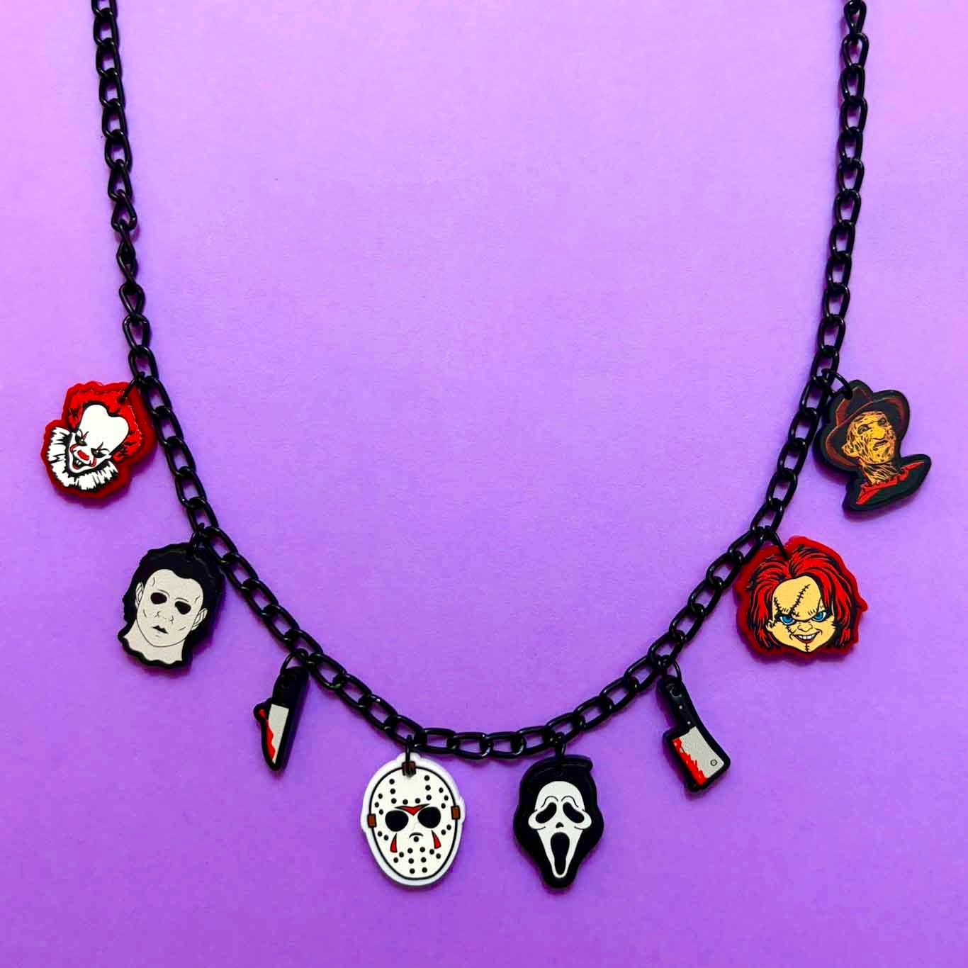 Horror Friends Charm Necklace
