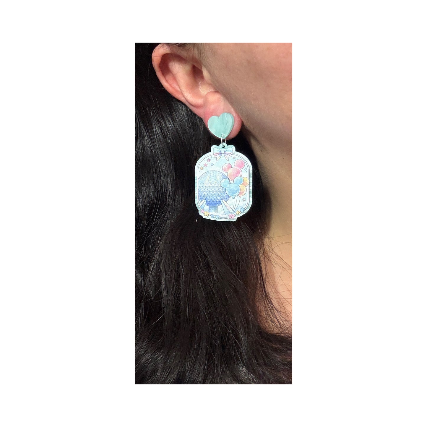 Pastel Geo Park Drop Earrings