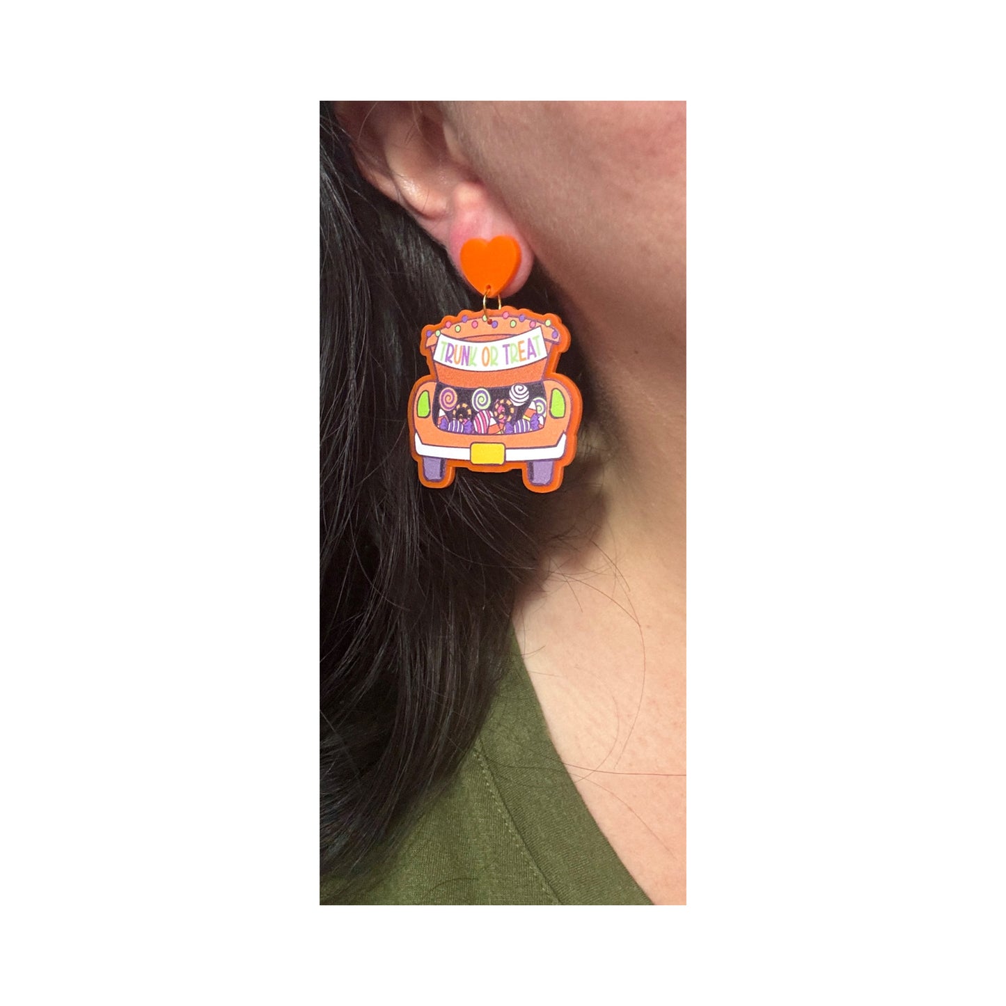 Trunk or Treat Drop Earrings