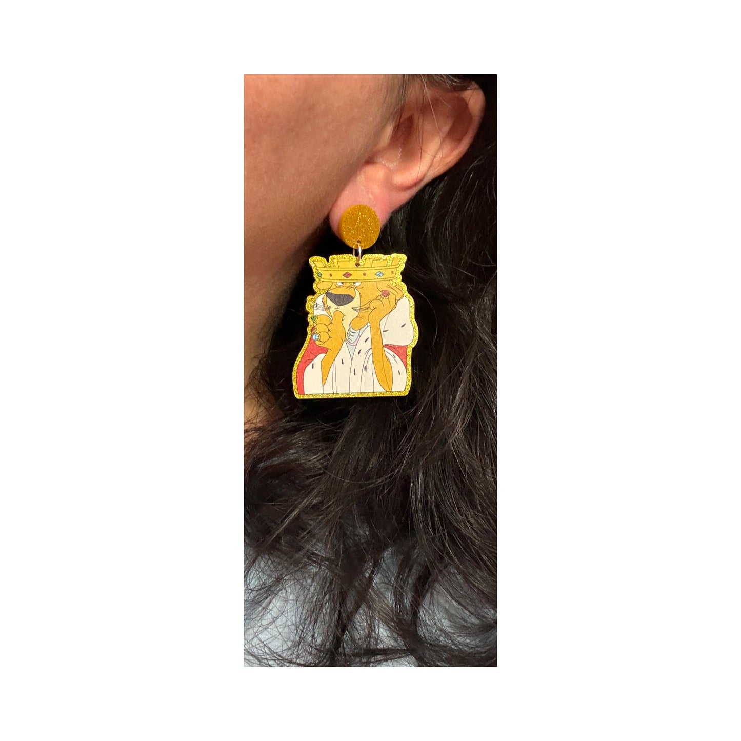 Prince John & Sir Hiss Drop Earrings