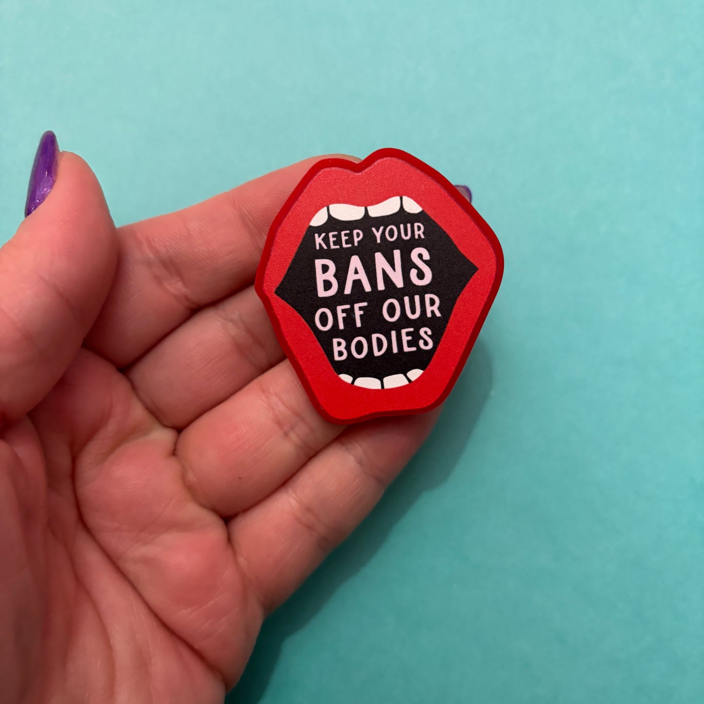 Bans Off Bodies Pin