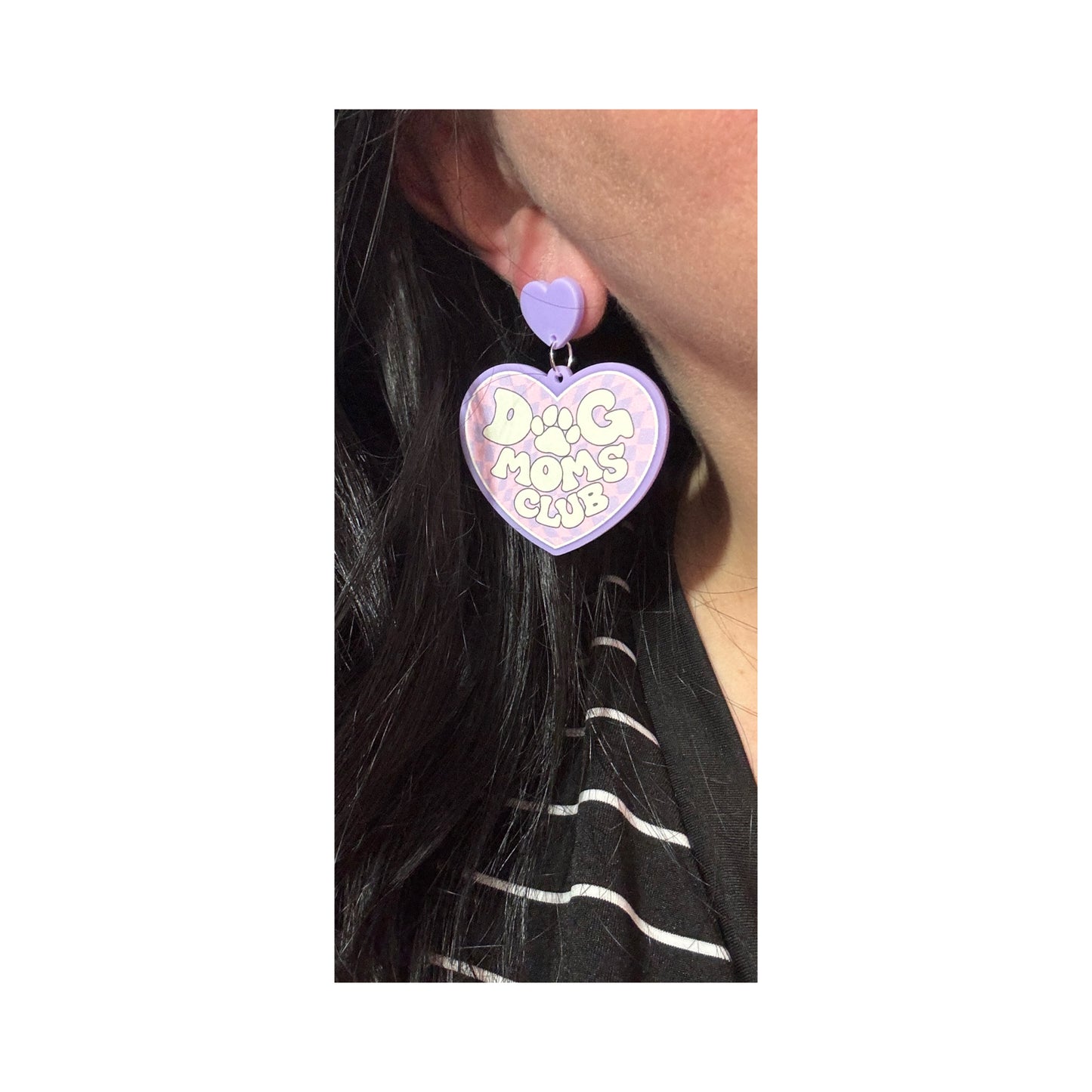 Dog Moms Club Drop Earrings