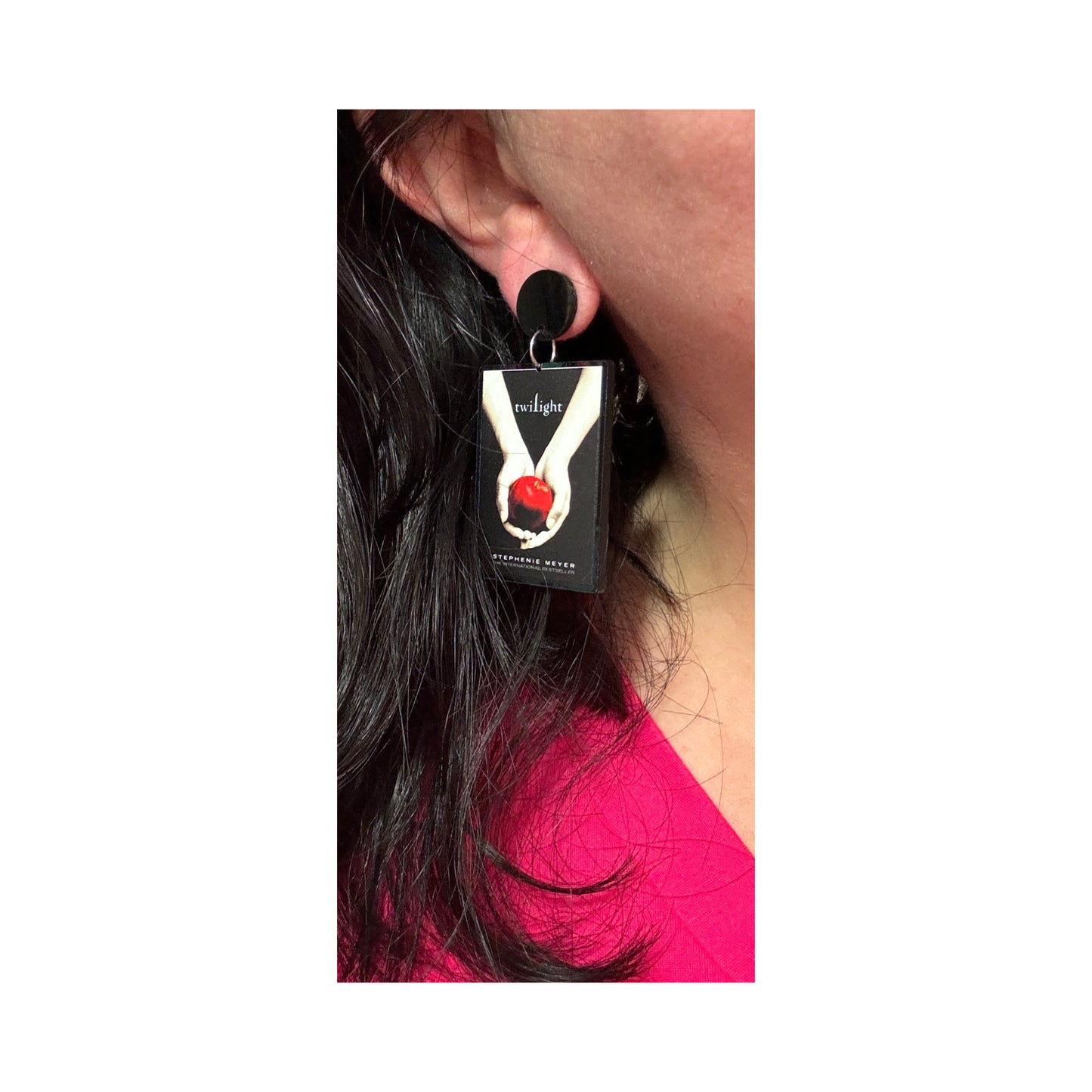 Twilight Book Drop Earrings
