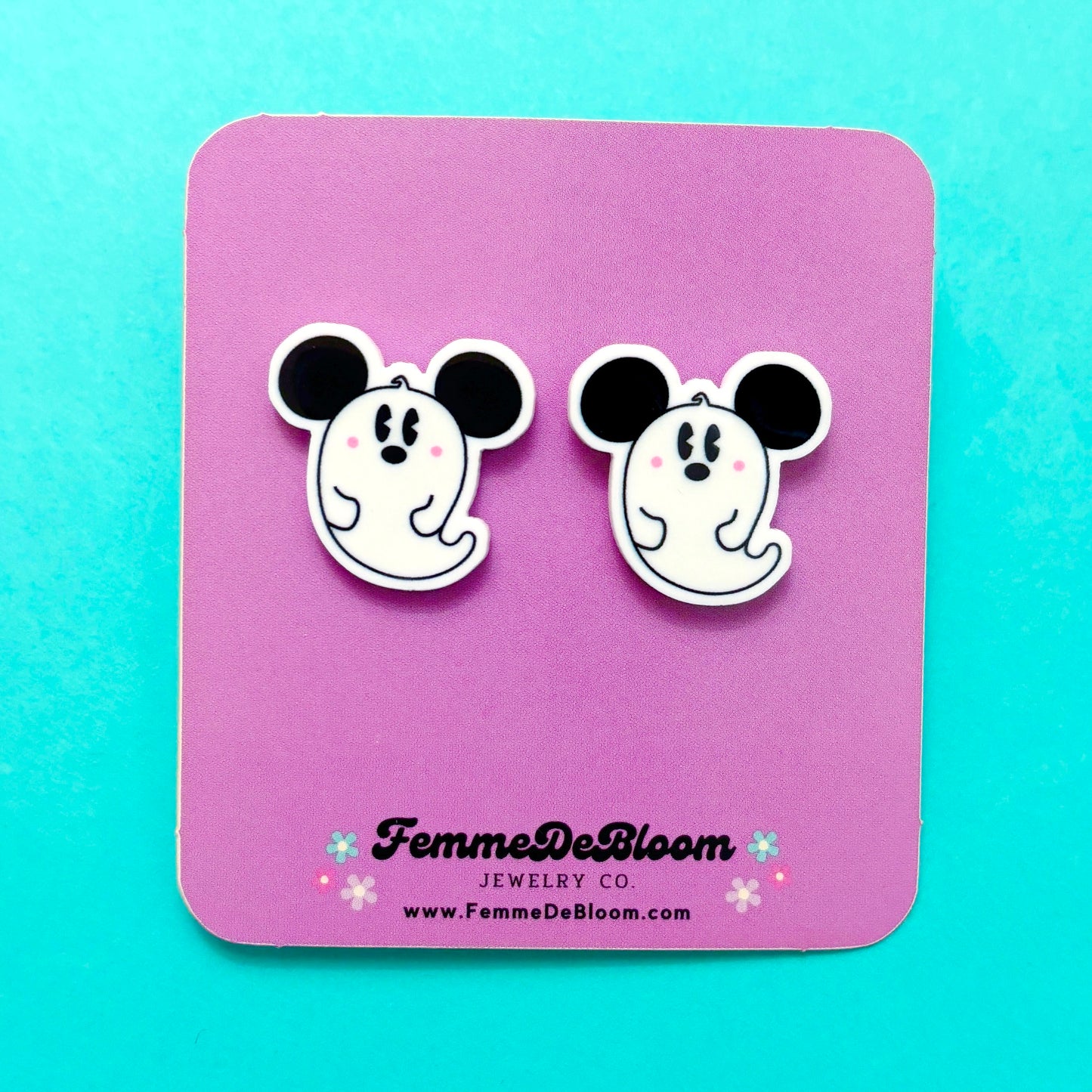 FREE GIFT - Mouse Ghostie Post Earrings