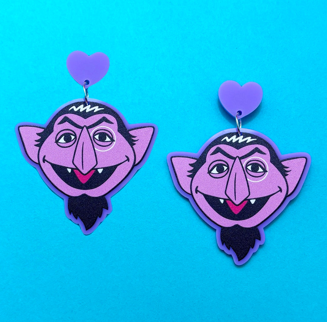 Vampire Puppet Drop Earrings