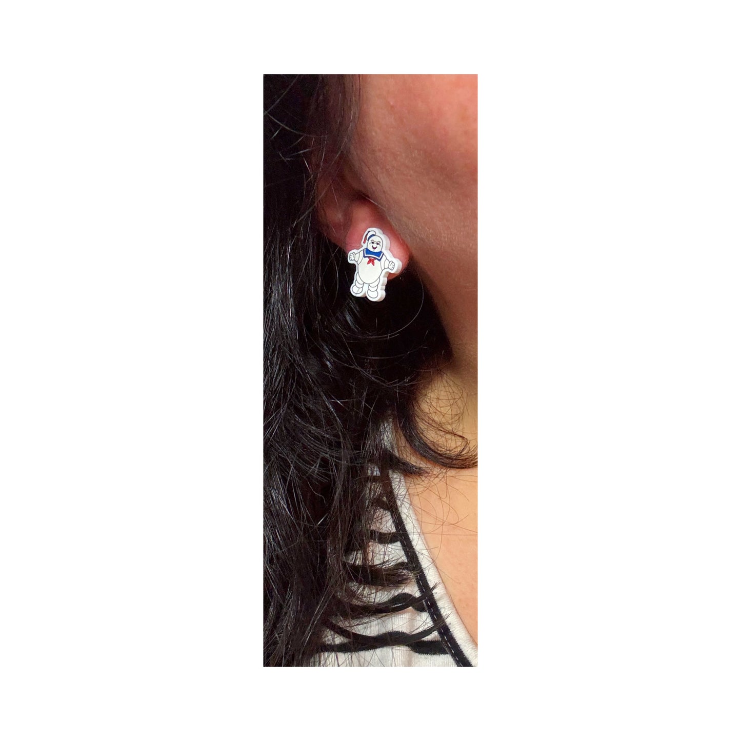 Stay Puft Post Earrings